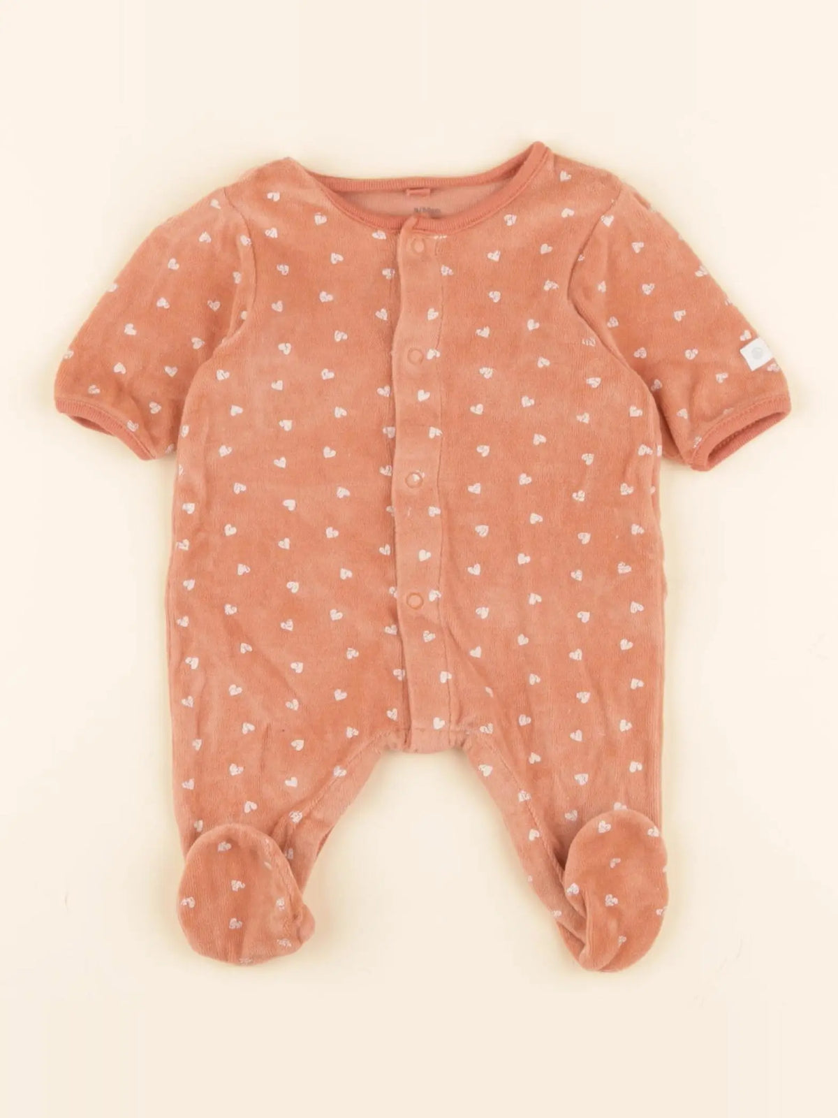 Pyjama velours rose