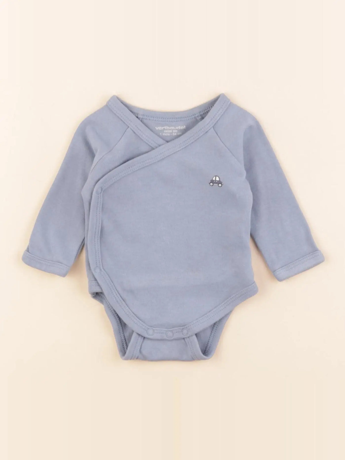 Vertbaudet - body bleu - 1 mois