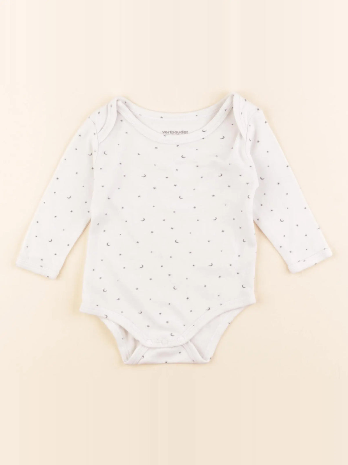 Vertbaudet - body blanc - 6 mois