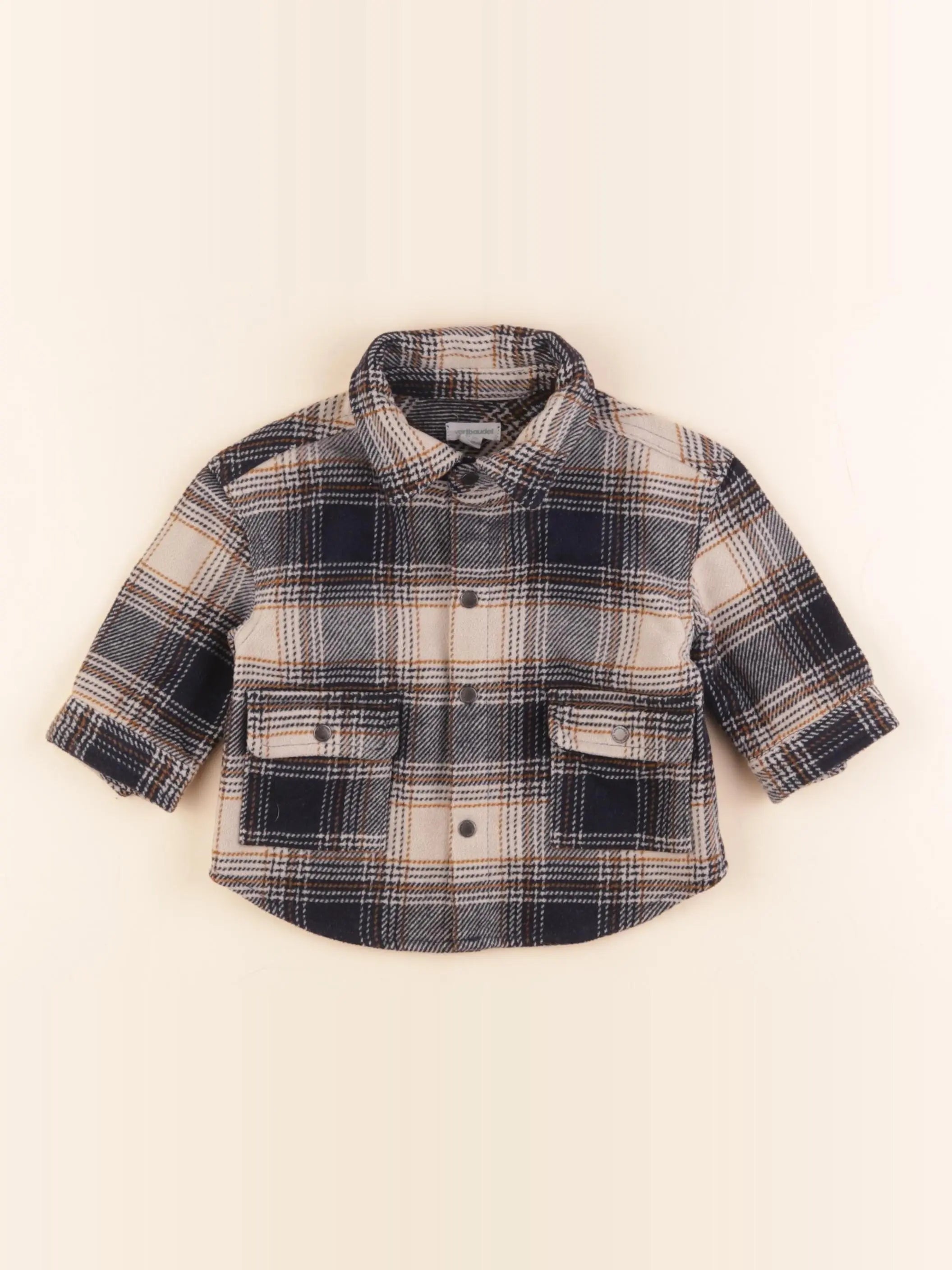 Vertbaudet - chemise multicolore - 6 mois