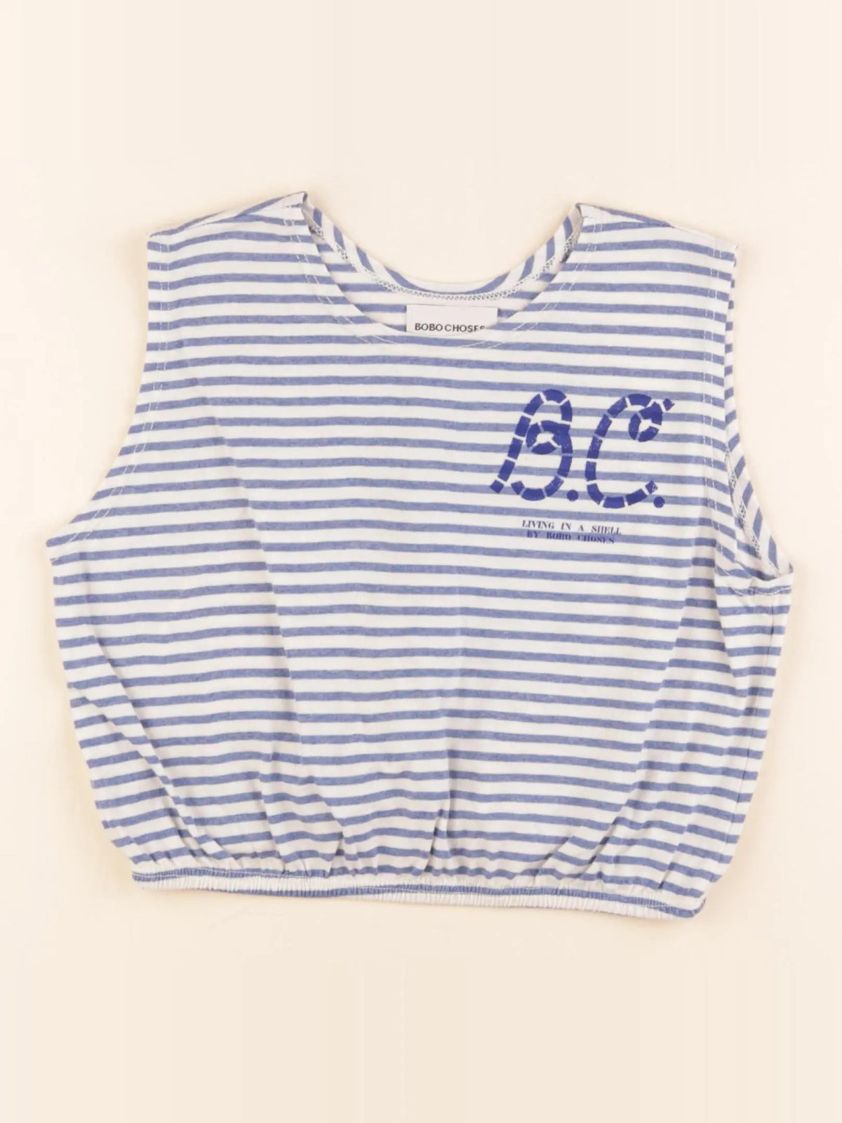 Bobo Choses - débardeur bleu, blanc - 4/5 ans