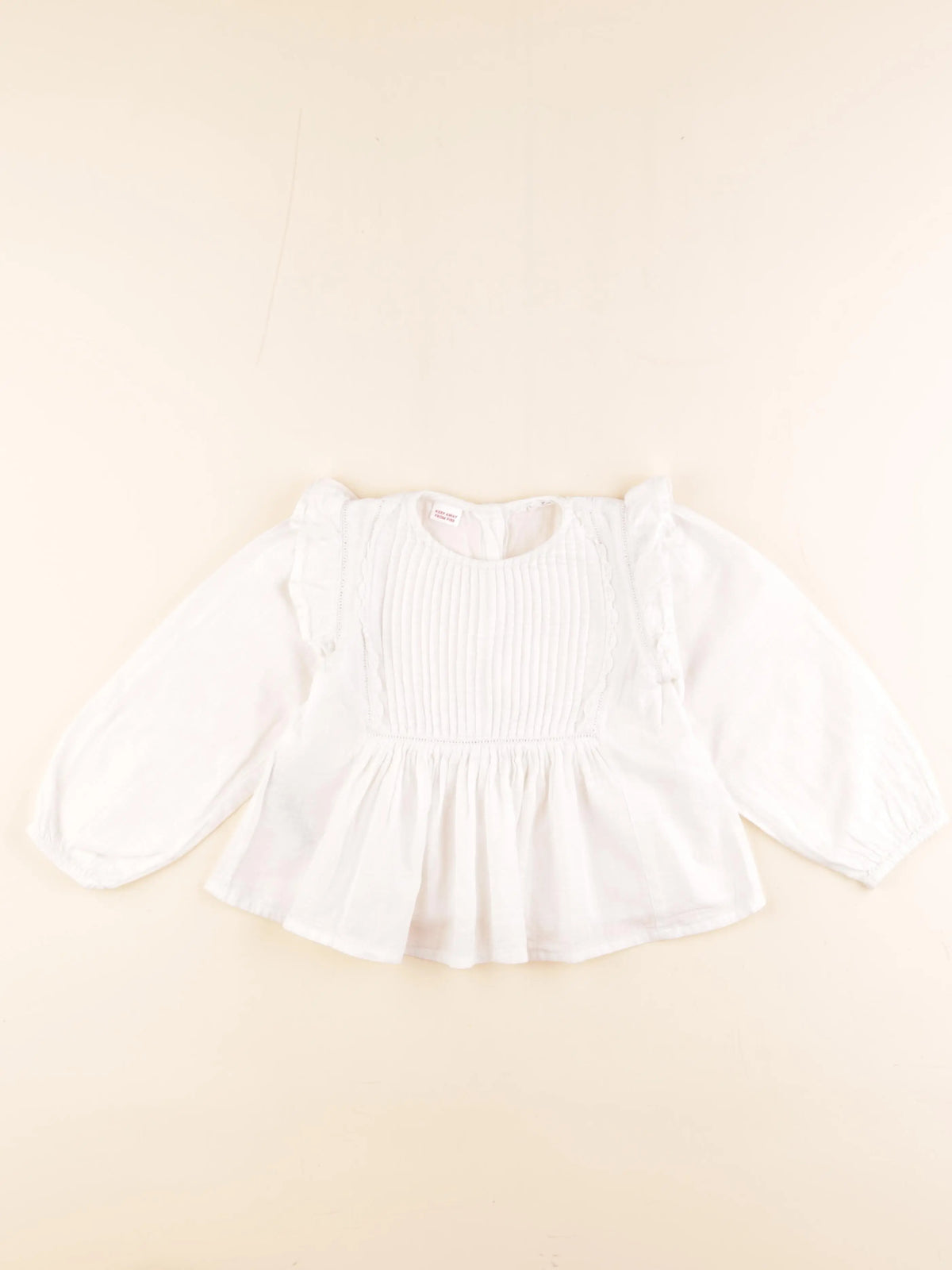 Mango - blouse blanc - 3/4 ans
