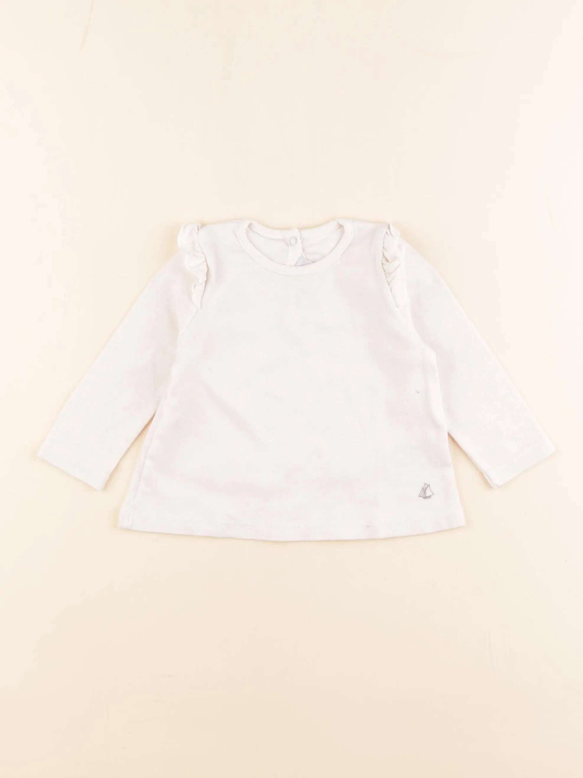Petit Bateau - tee-shirt beige, or - 12 mois