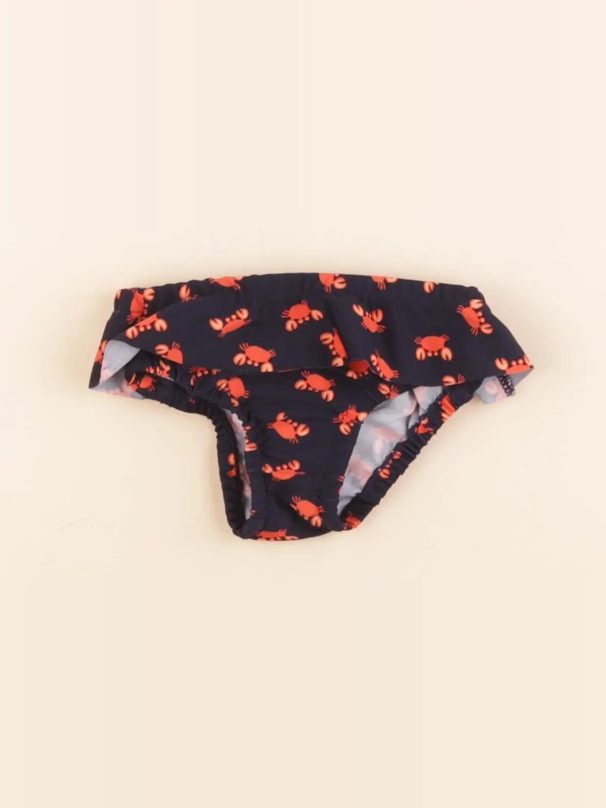 La Redoute - maillot de bain rouge, bleu - 3 ans