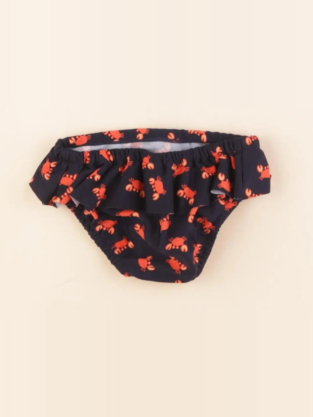 La Redoute - maillot de bain rouge, bleu - 3 ans