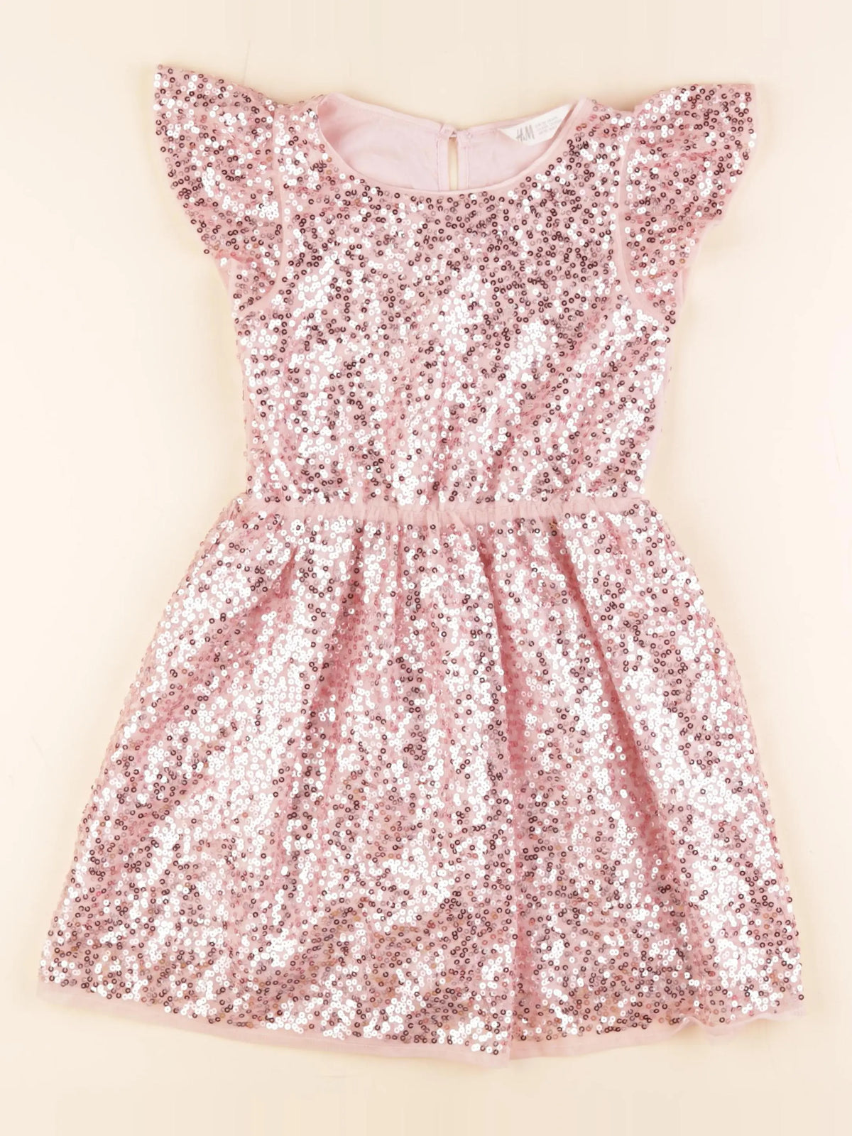 H&M - robe rose - 4/5 ans