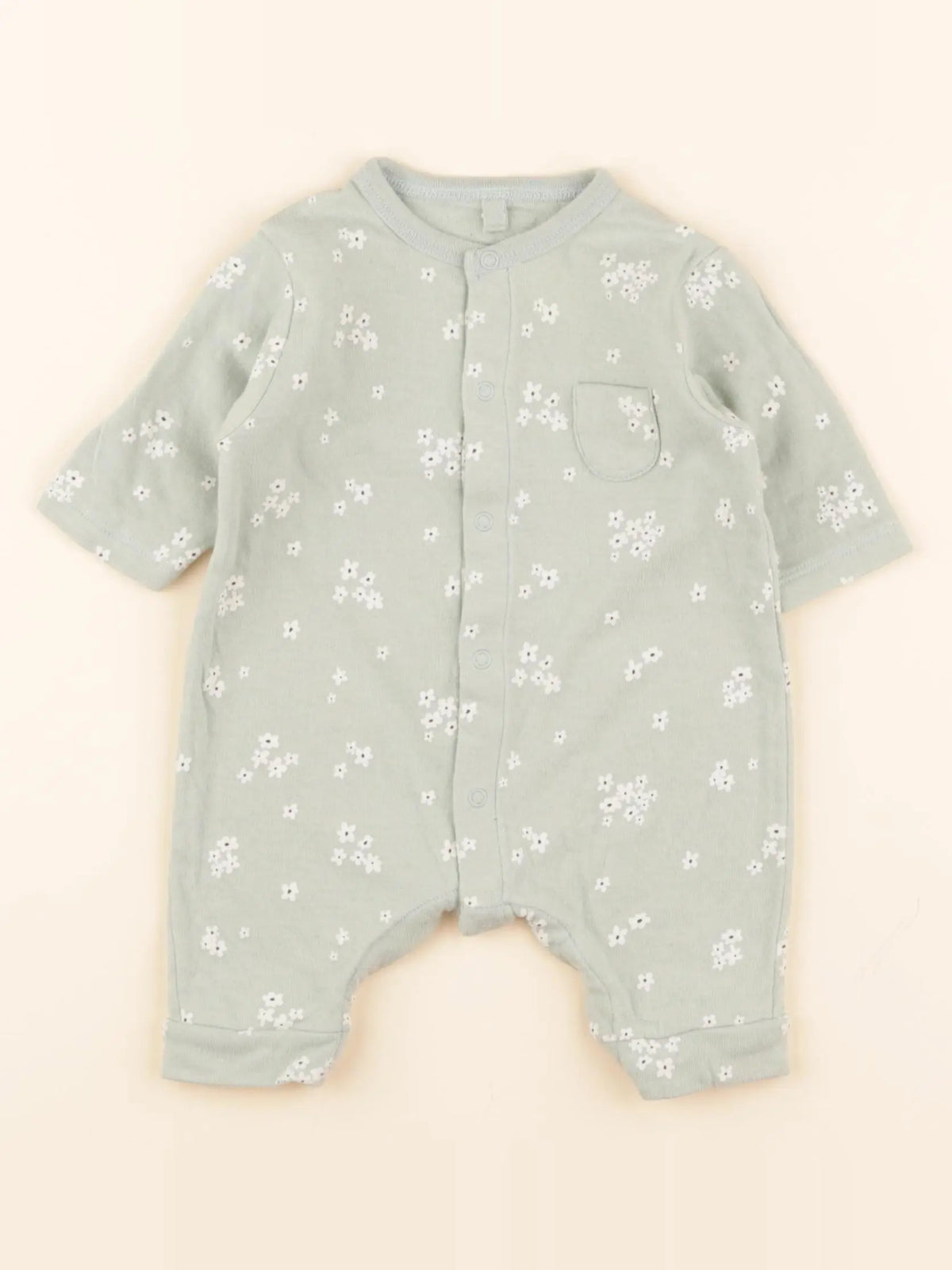 Pyjama coton vert
