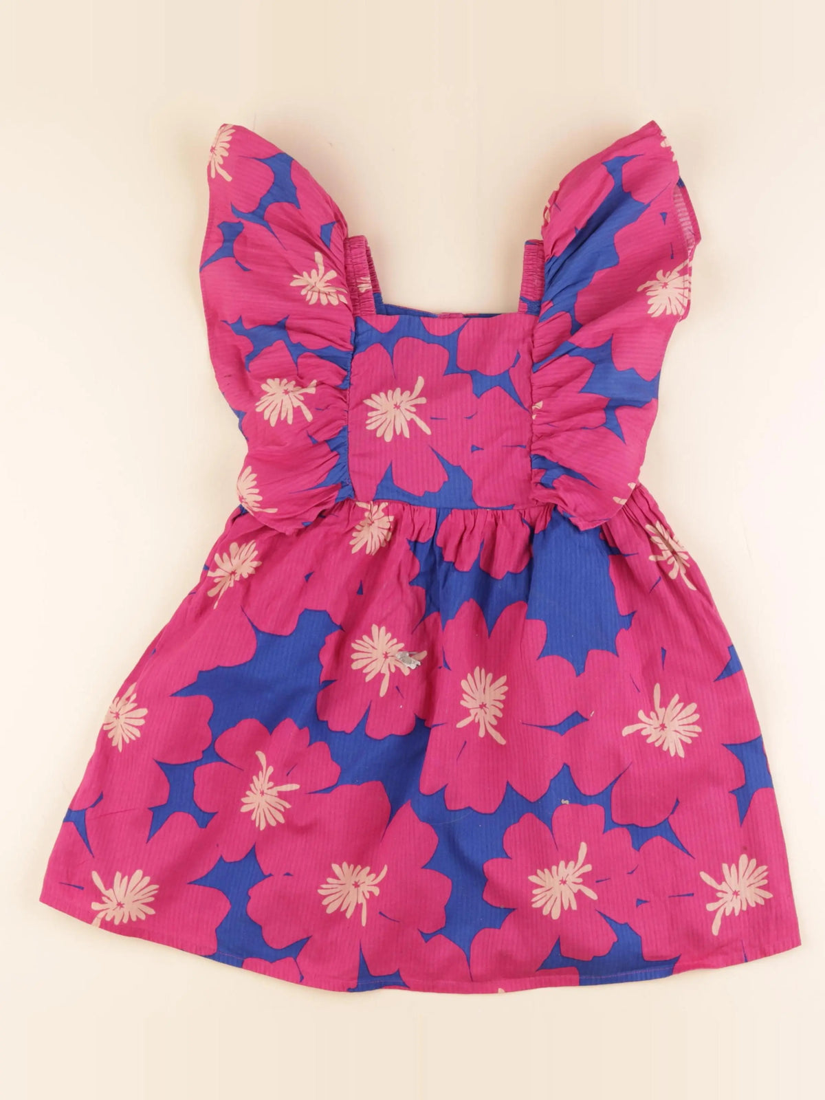 Okaidi - robe bleu, rose - 5 ans