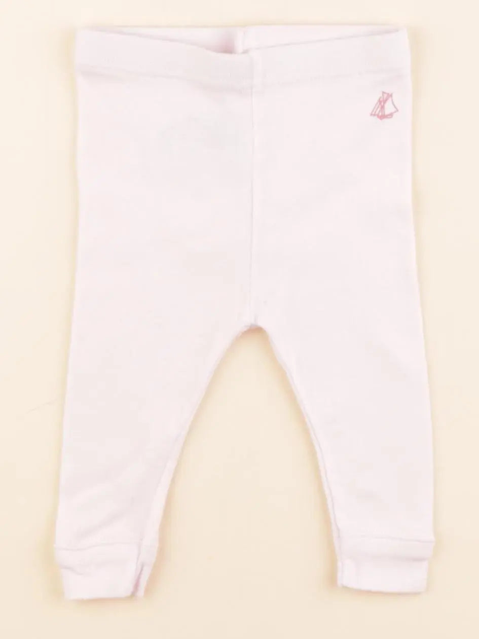 Petit Bateau - legging rose - 3 mois