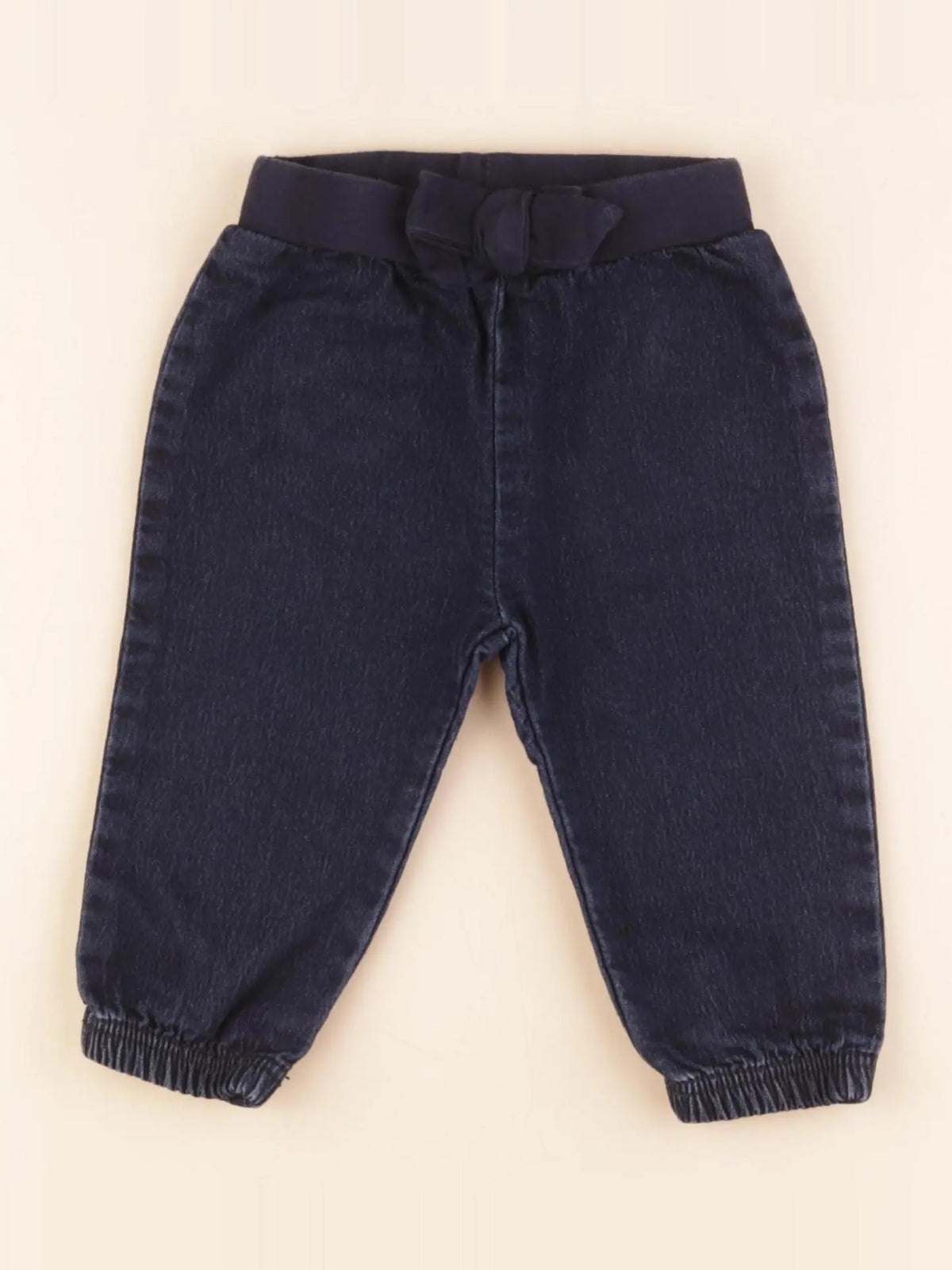 Petit Bateau - jean bleu - 12 mois