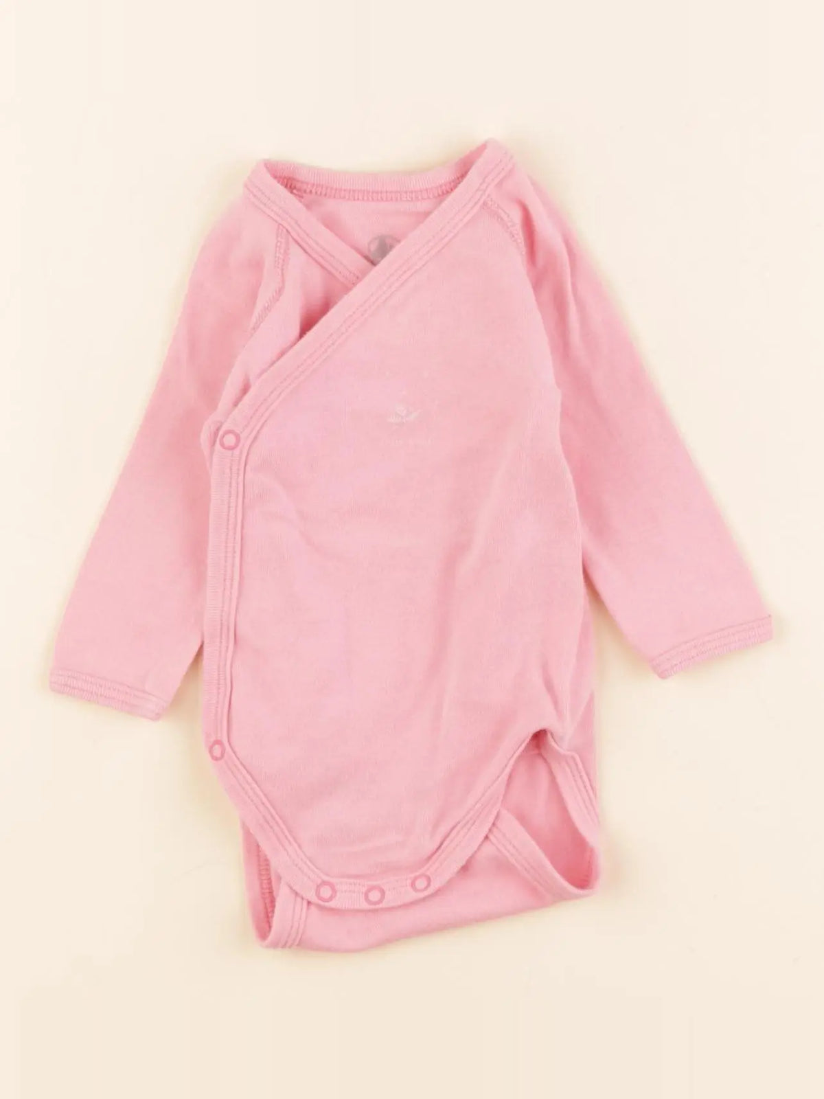 Petit Bateau - body rose - 3 mois