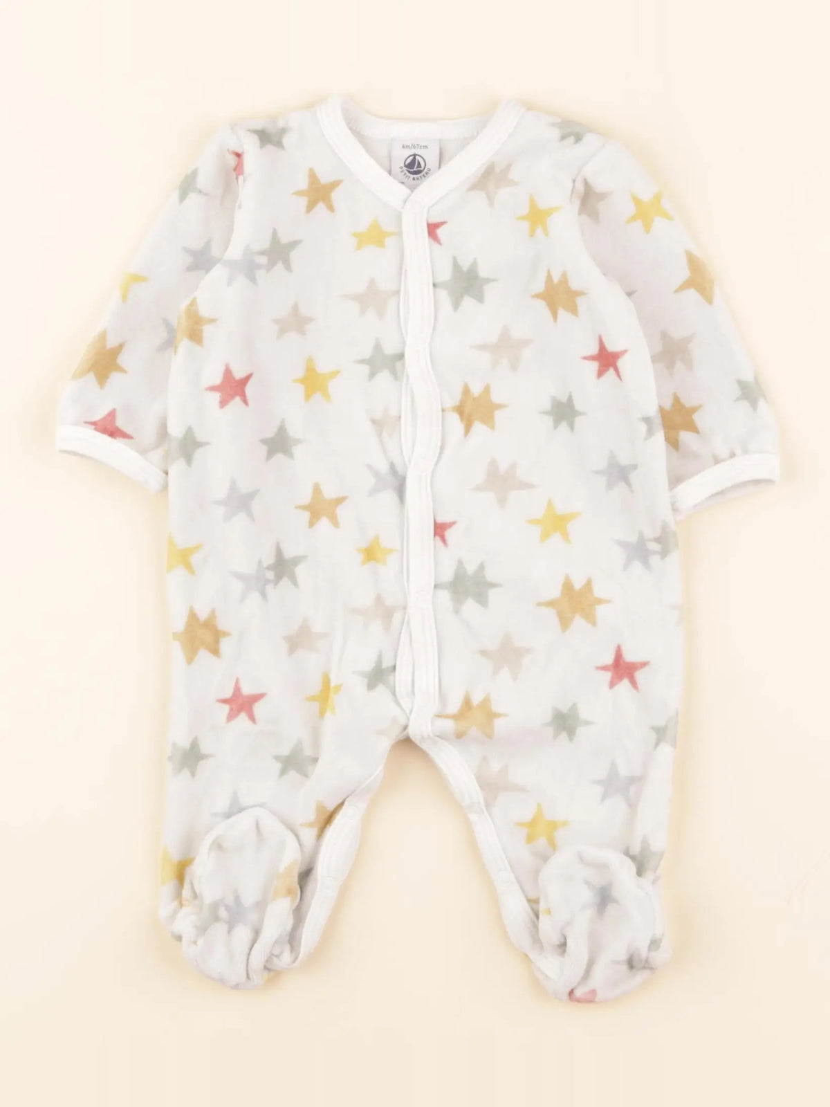 Pyjama velours multicolore