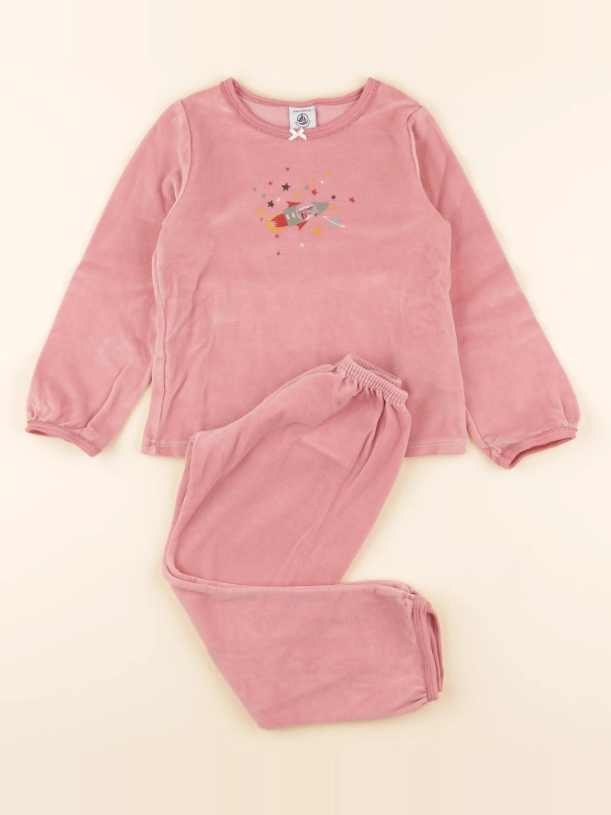 Pyjama velours rose
