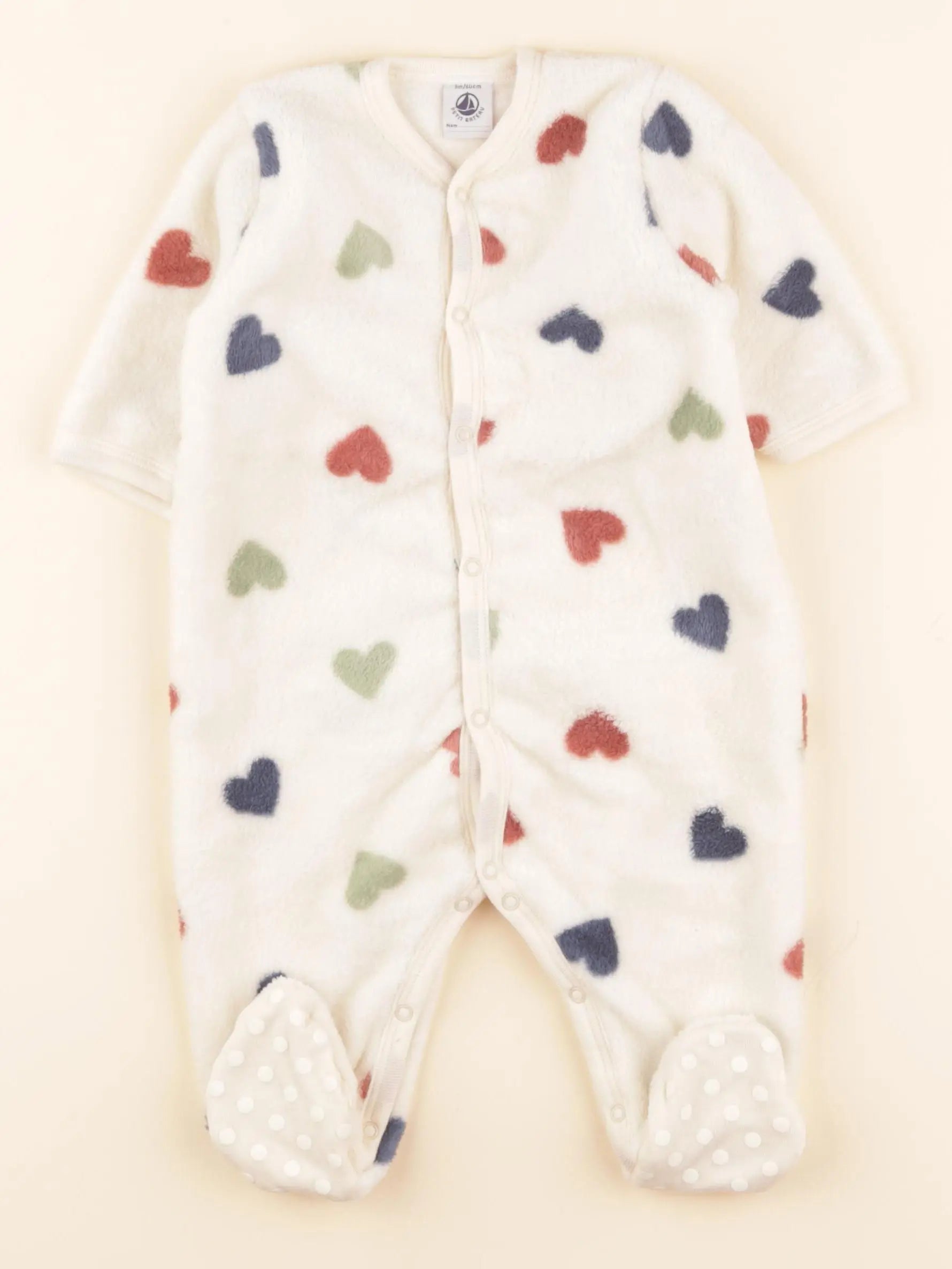 Pyjama coton beige