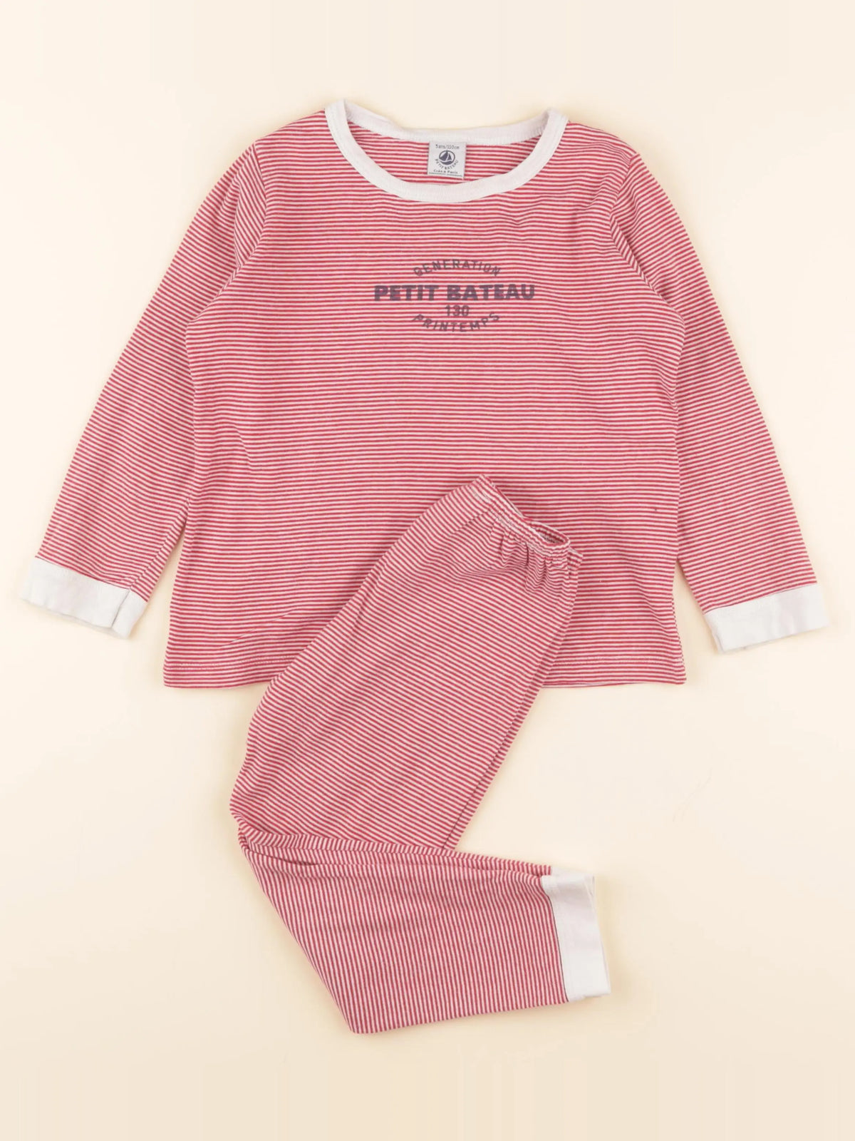 Pyjama coton rouge