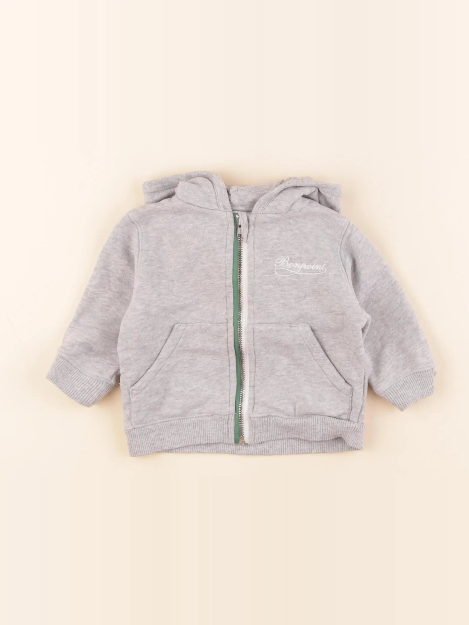 Bonpoint - sweat gris - 6 mois