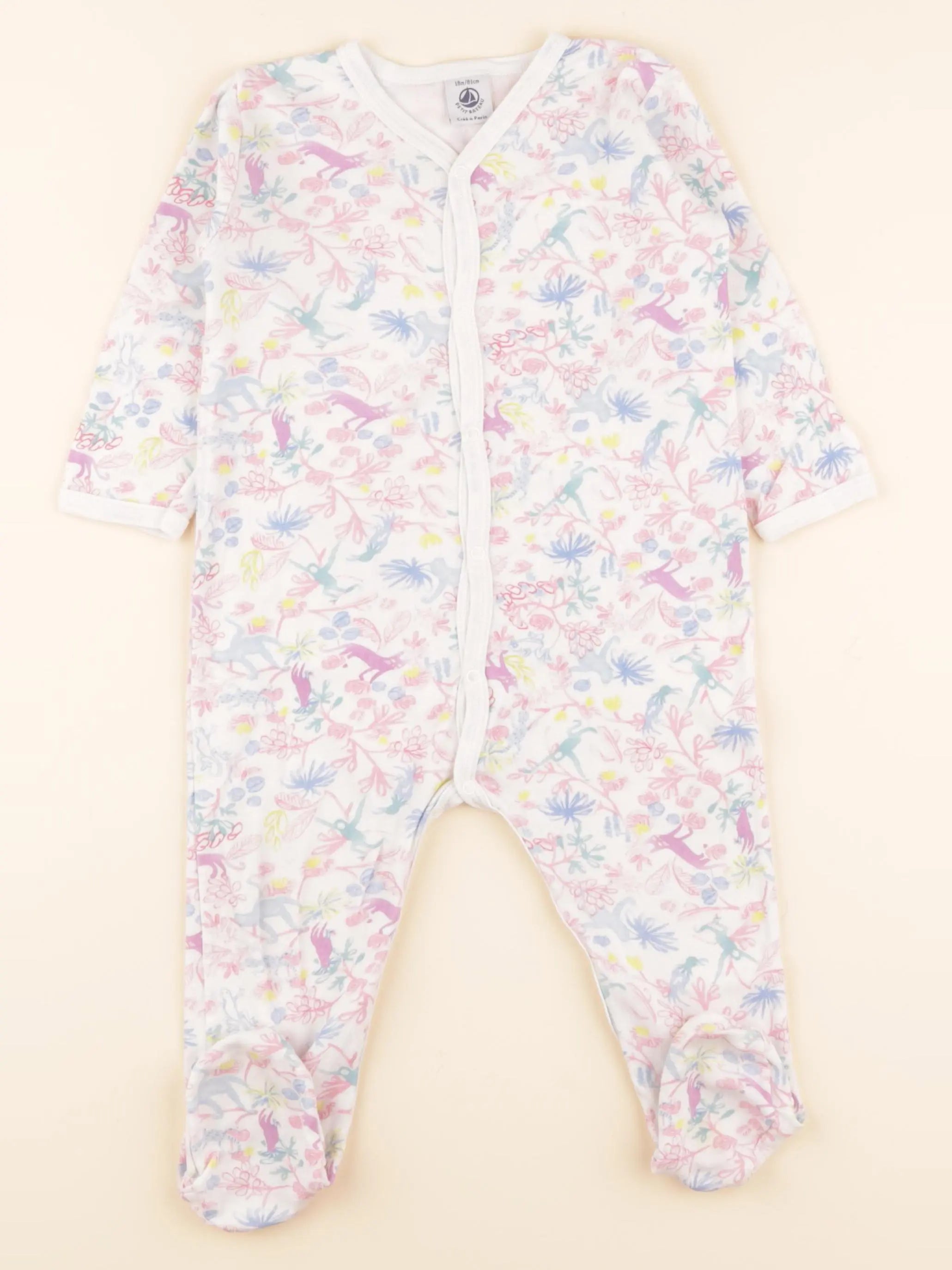 Pyjama coton multicolore