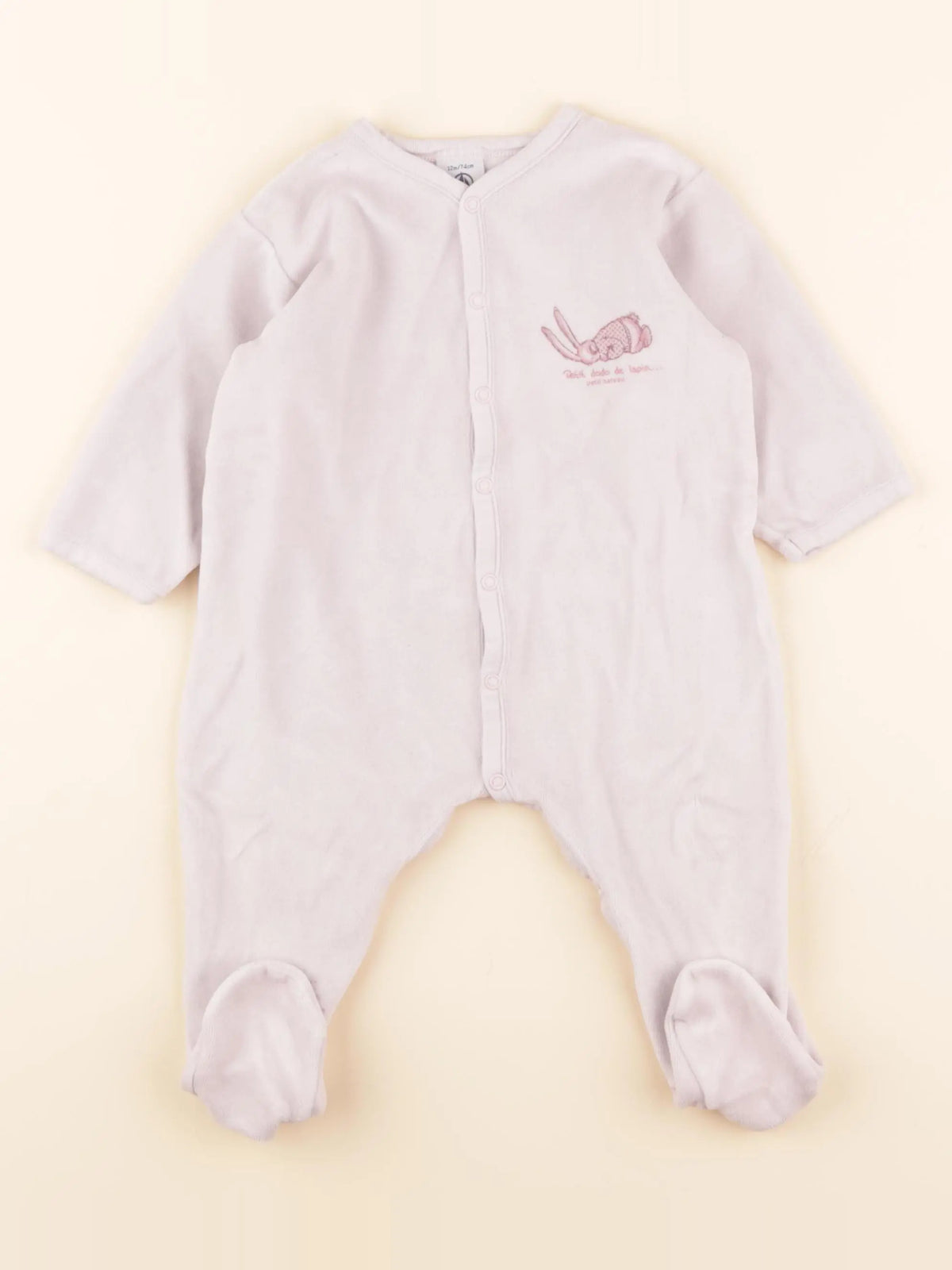 Pyjama velours rose