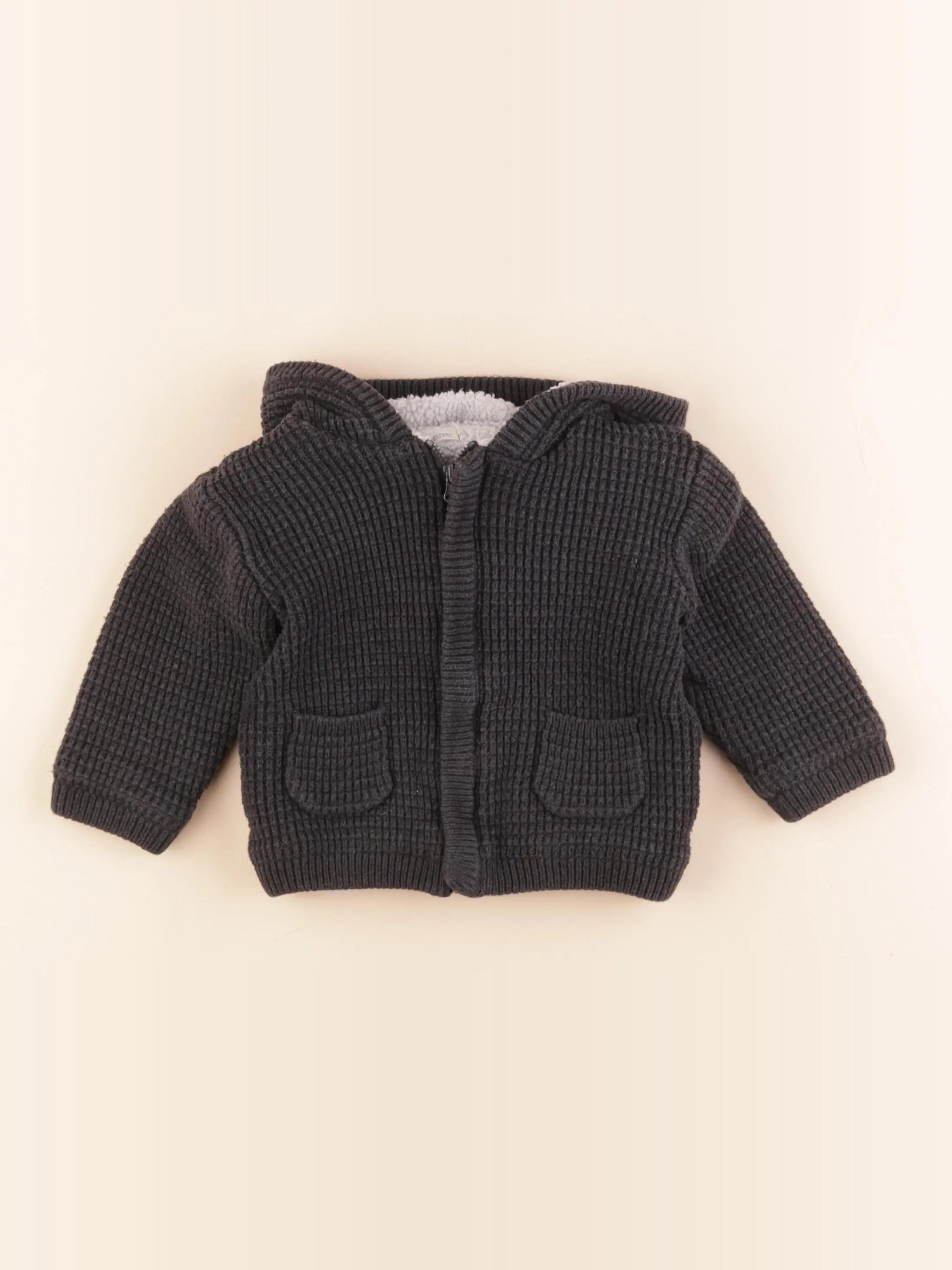 Boutchou - gilet gris - 18 mois