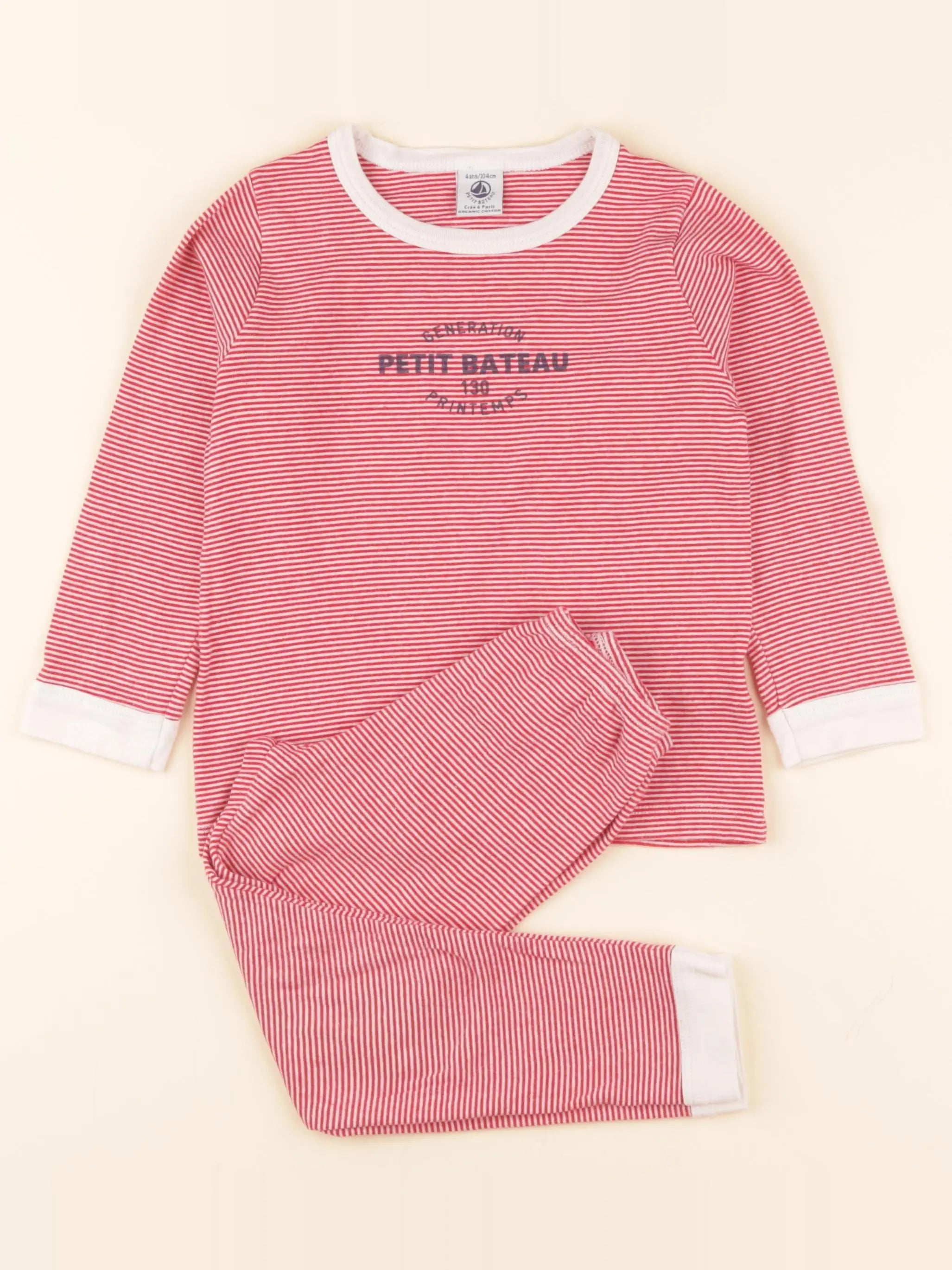 Pyjama coton rouge