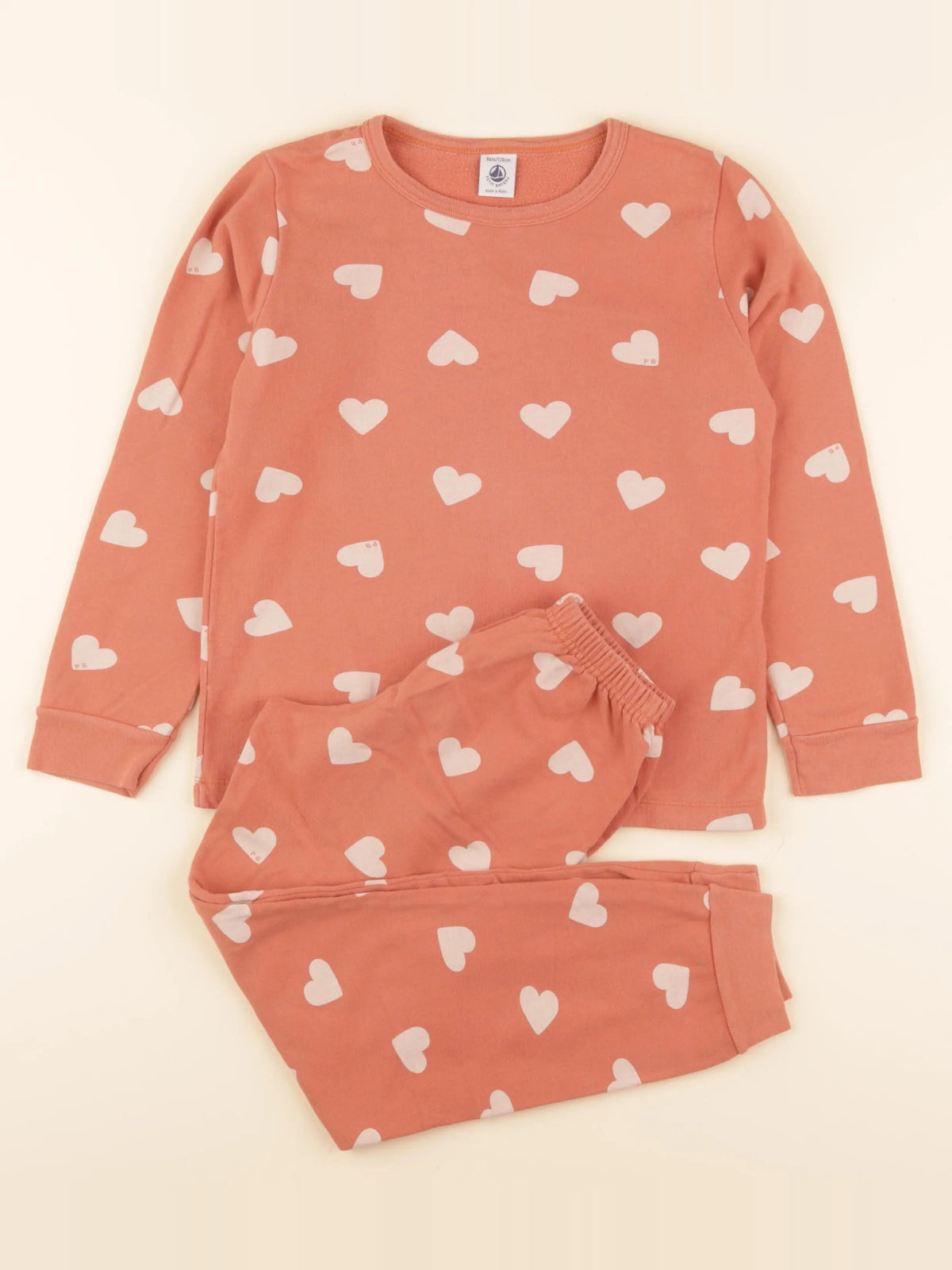 Pyjama coton orange