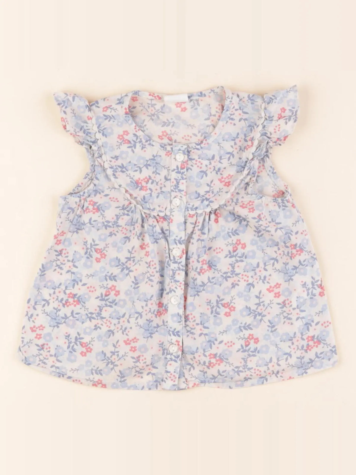 H&M - blouse multicolore - 6/9 mois