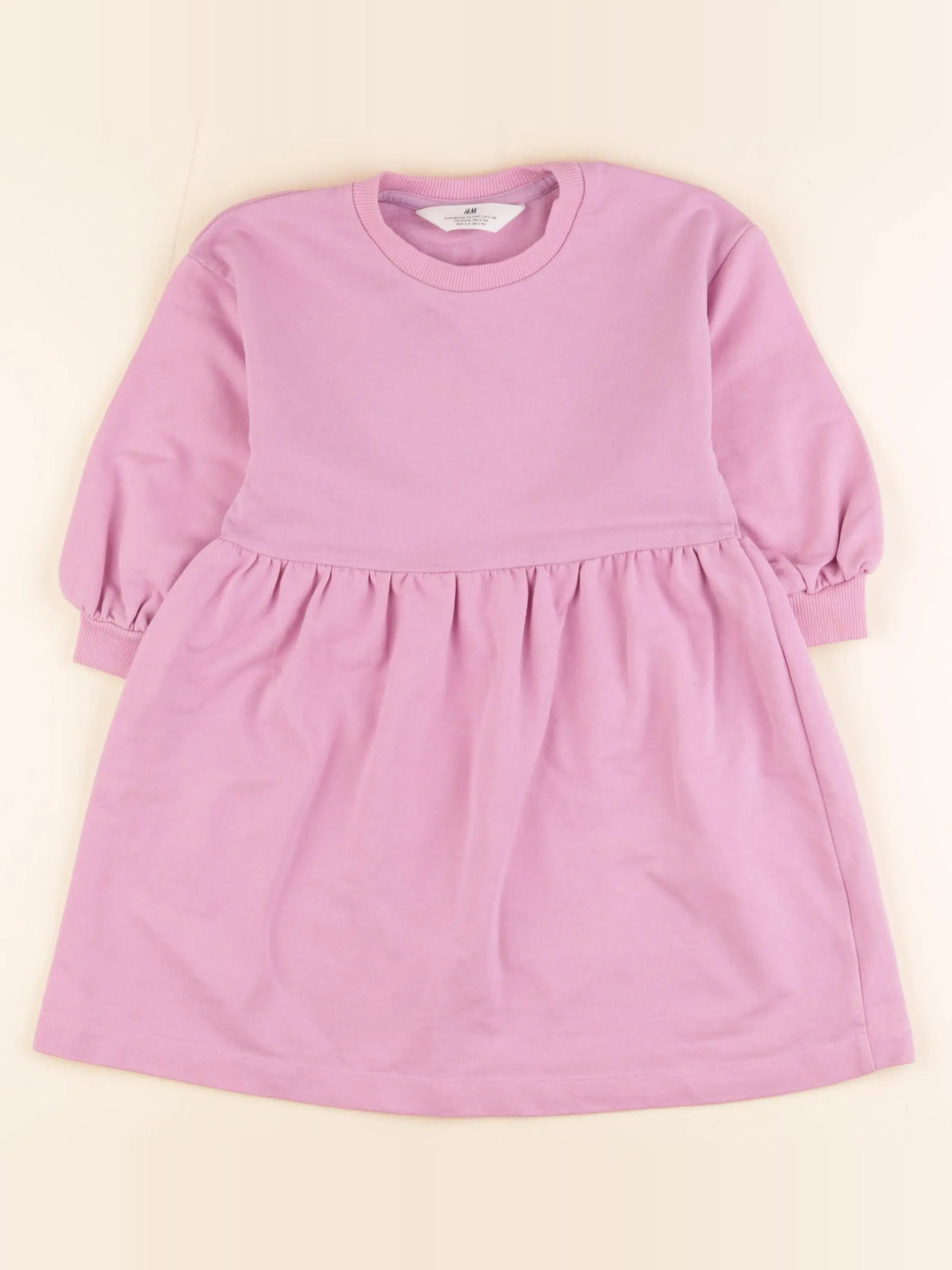 H&M - robe rose - 3/4 ans