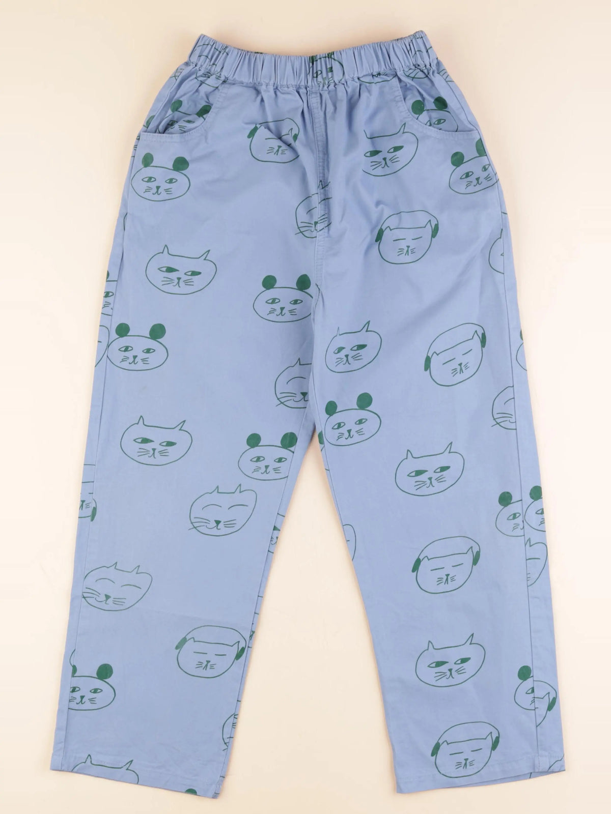 Gamin gamine - pantalon bleu - 10/12 ans