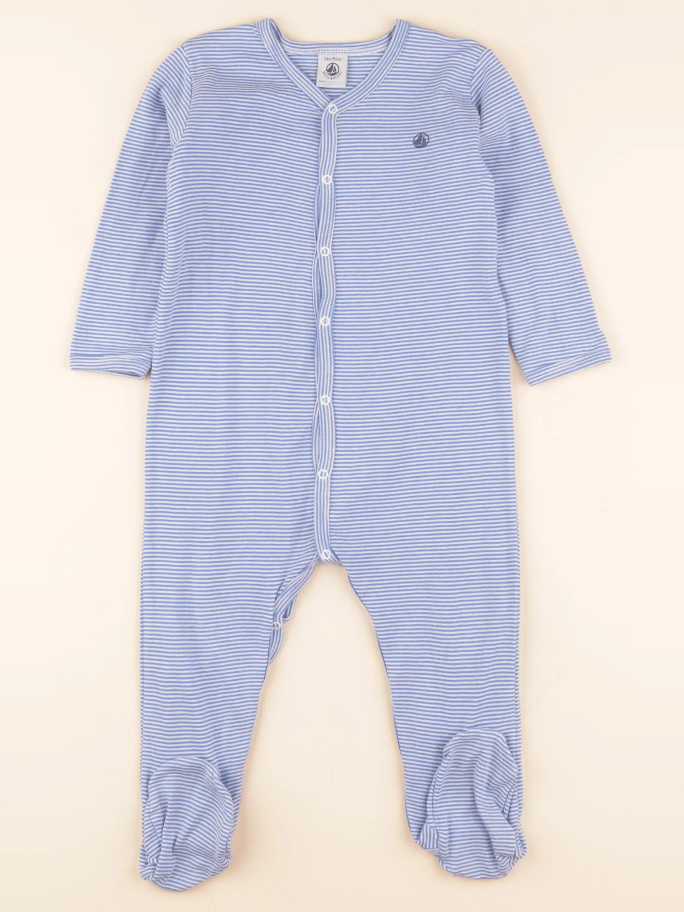 Pyjama coton bleu