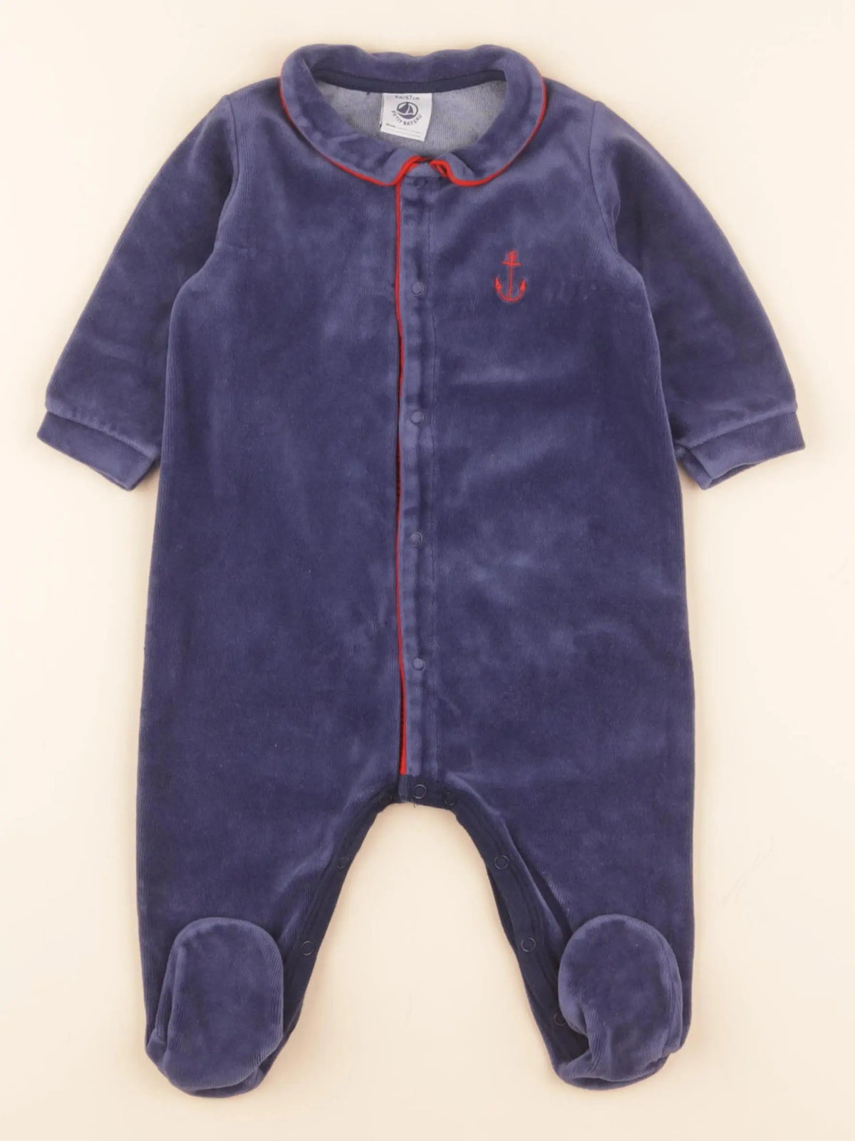 Pyjama velours bleu