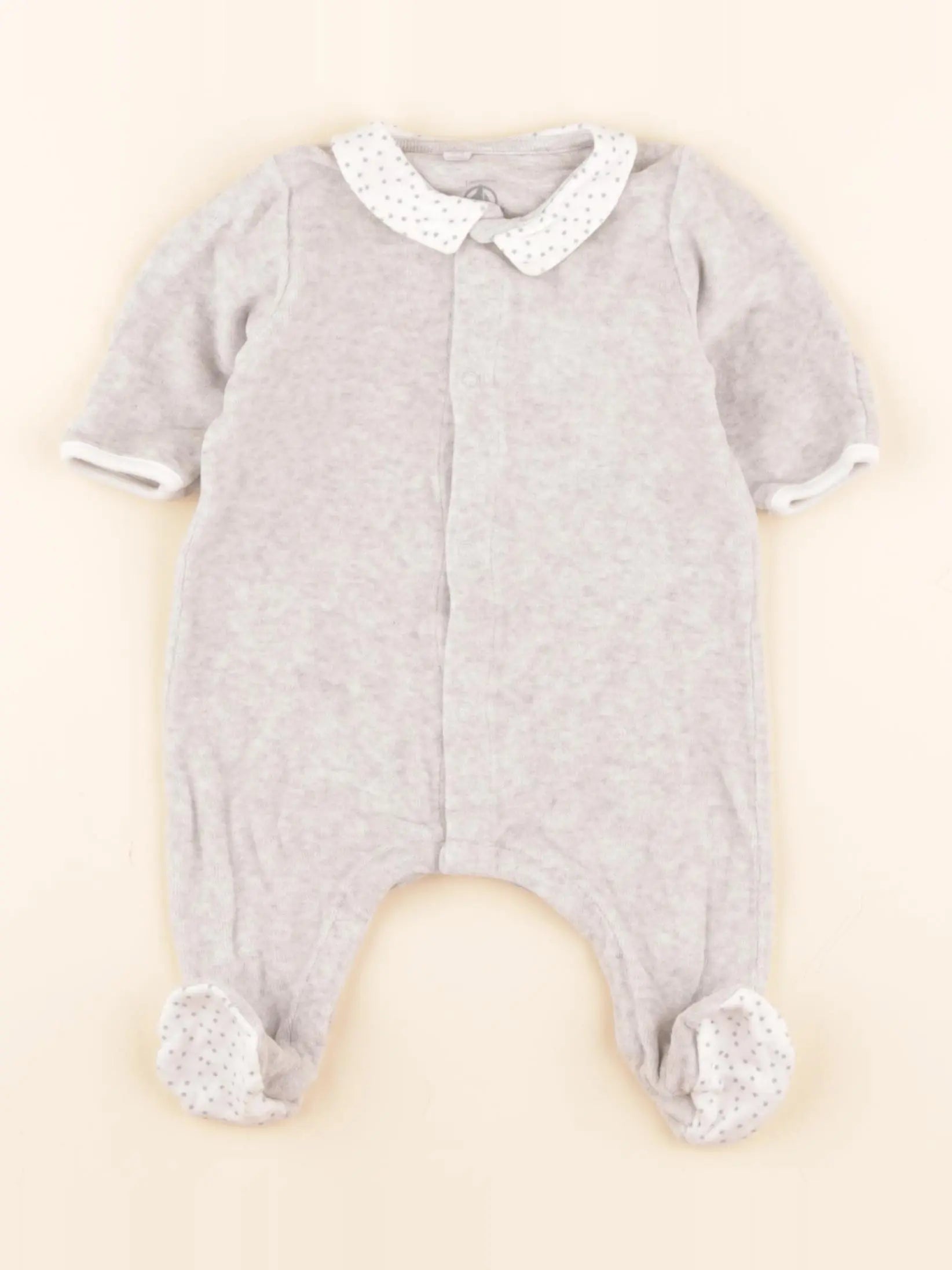 Pyjama velours gris