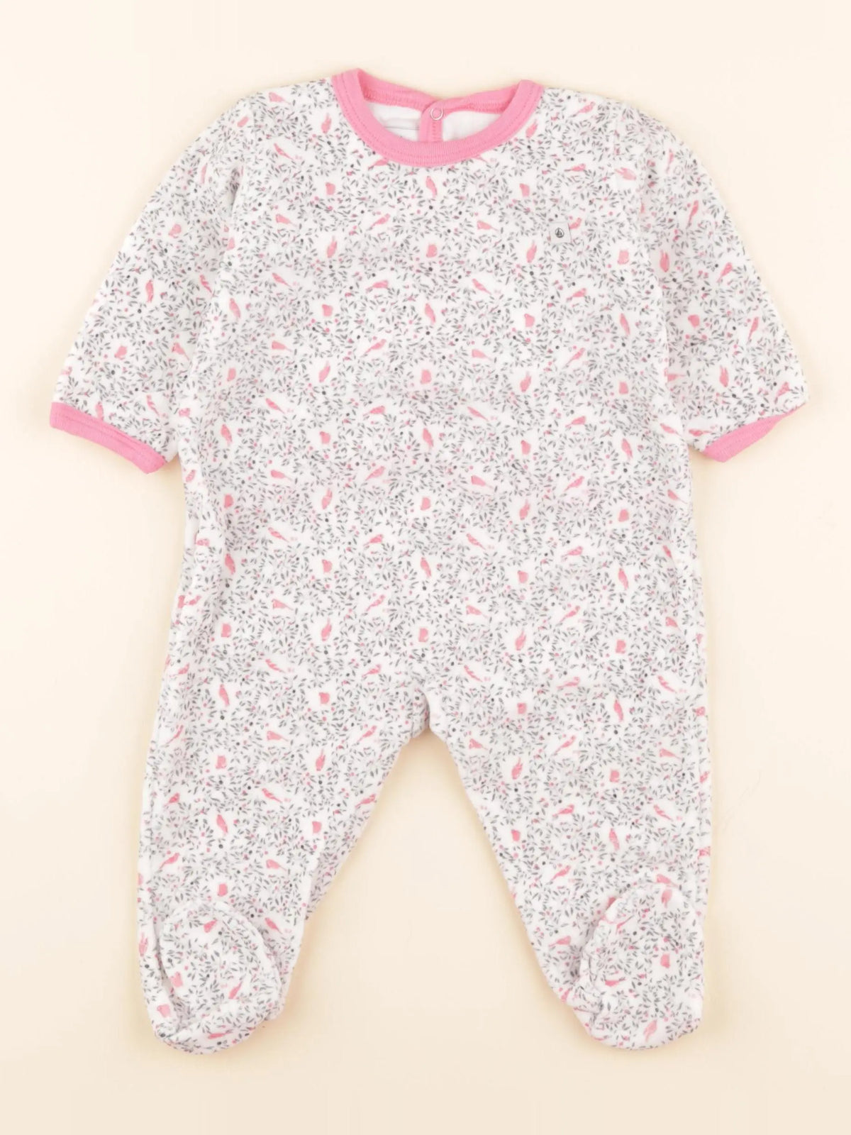 Pyjama velours multicolore