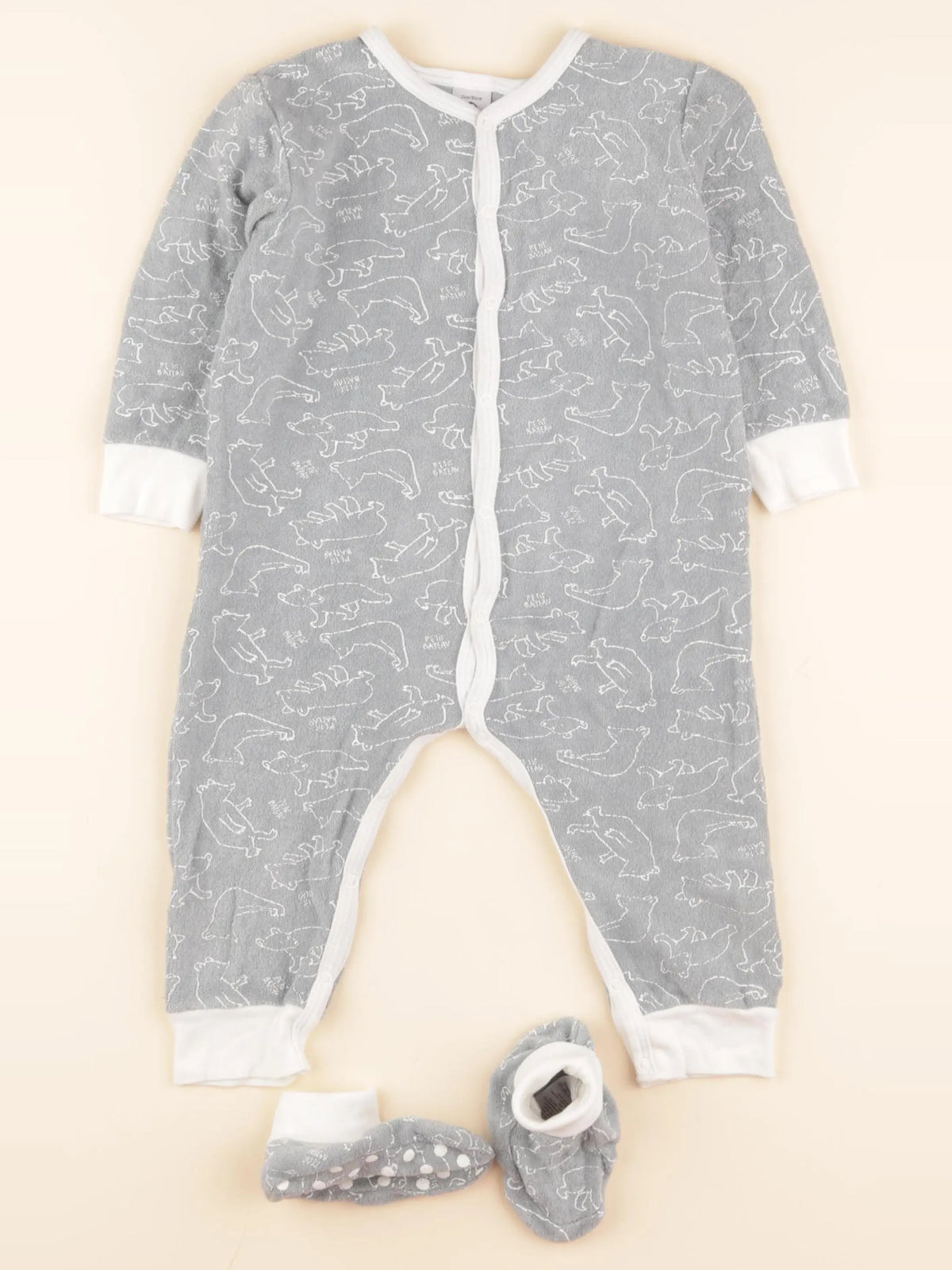 Pyjama velours vert