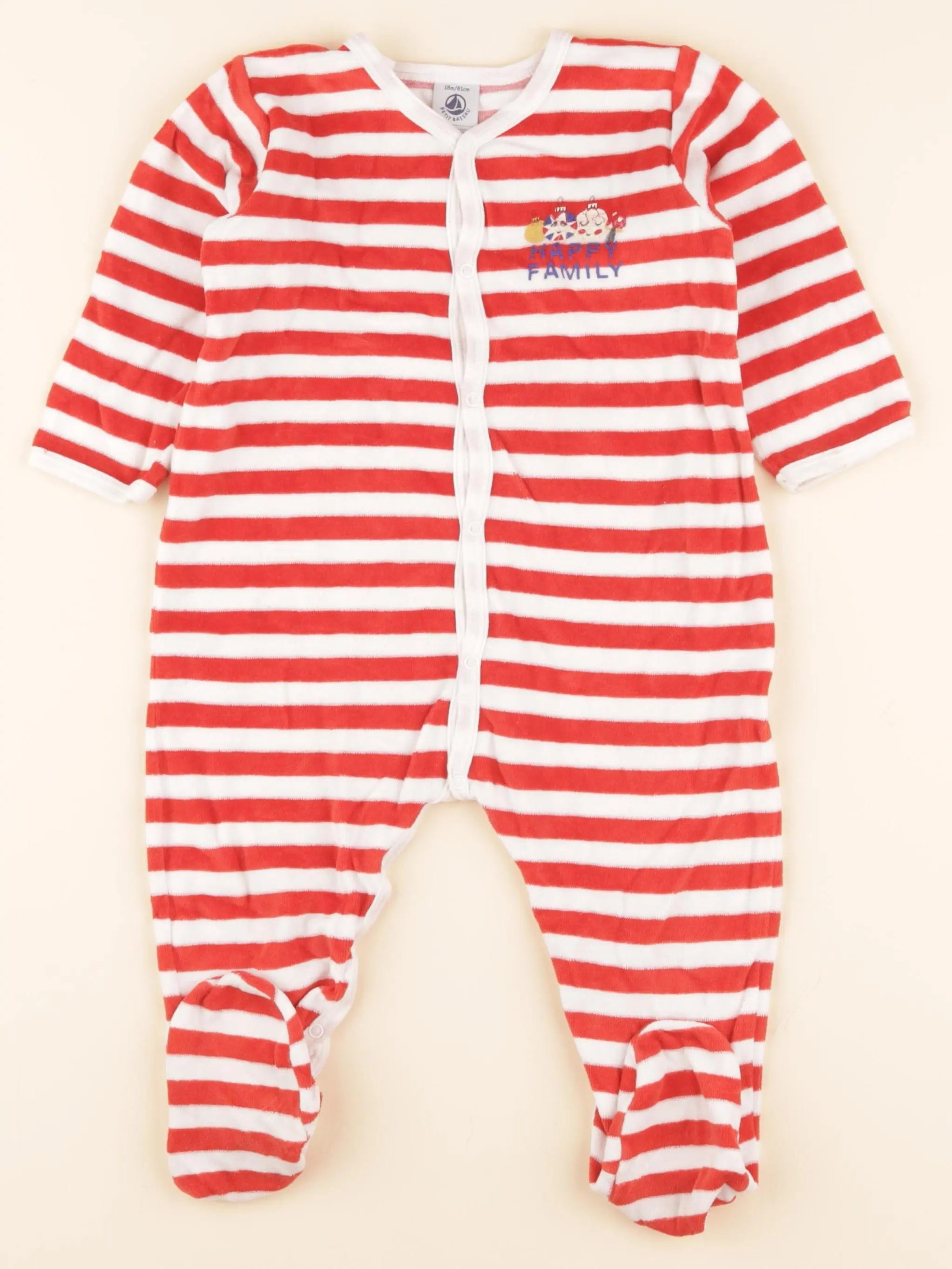 Pyjama velours rouge