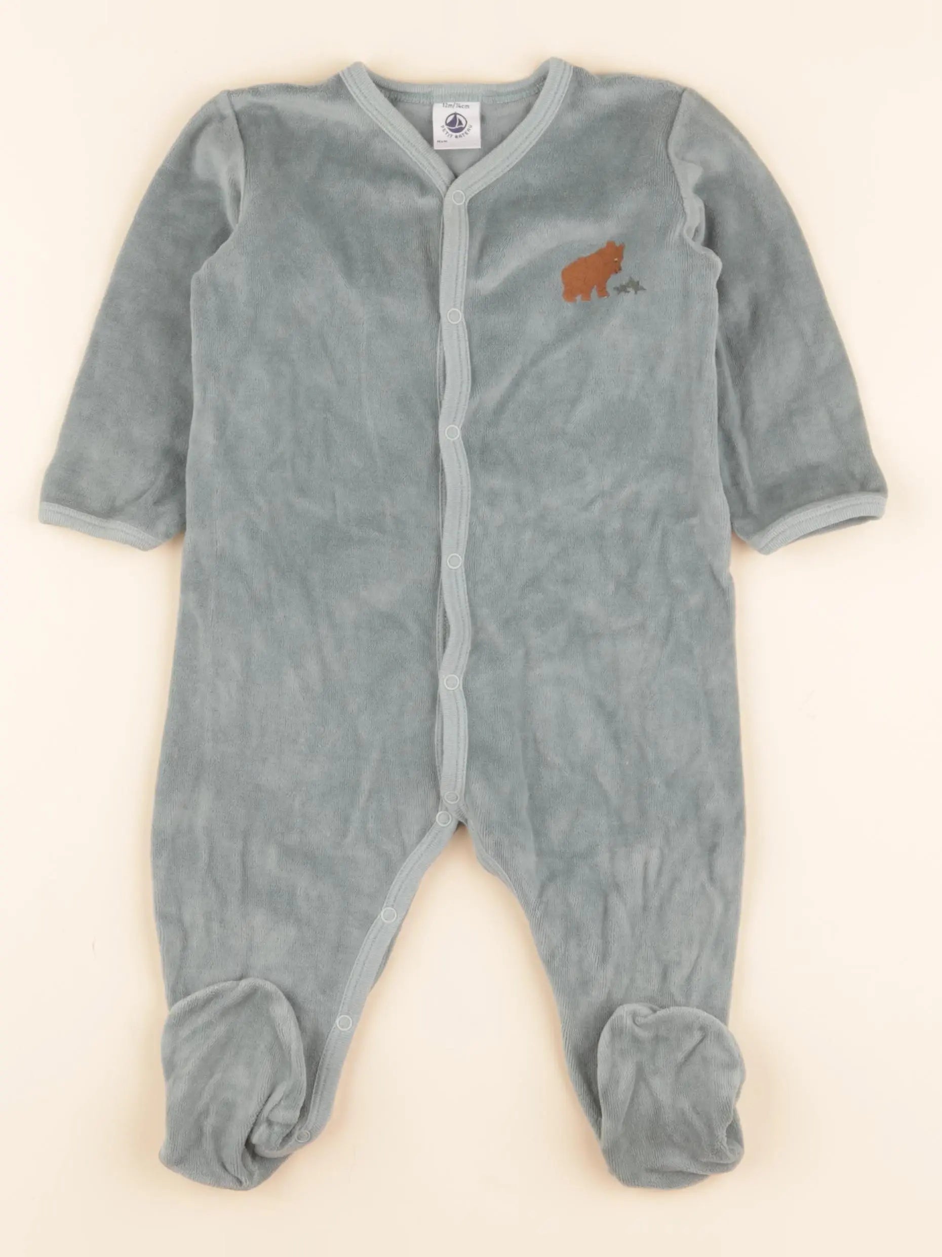 Pyjama velours vert