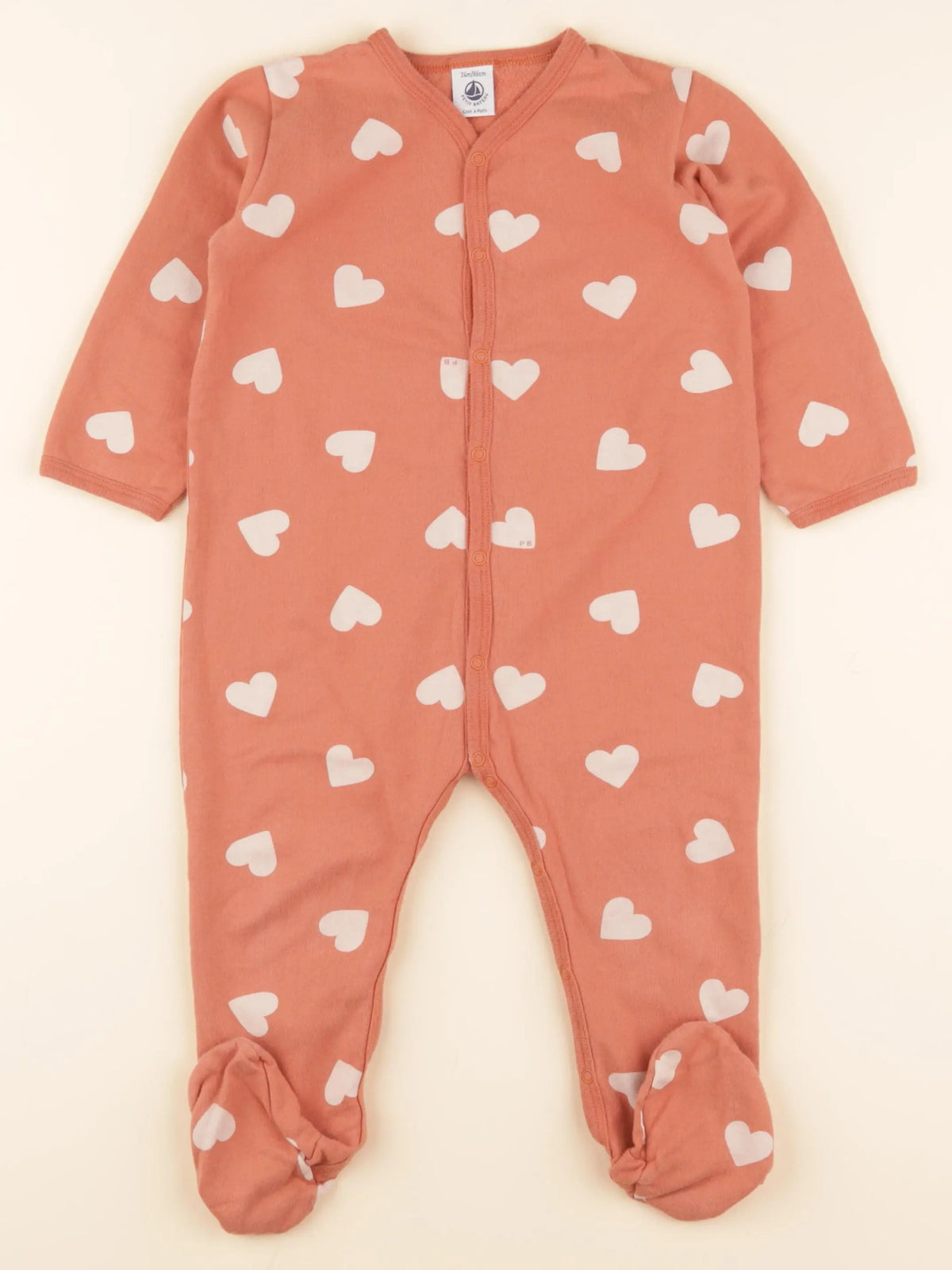 Pyjama coton orange