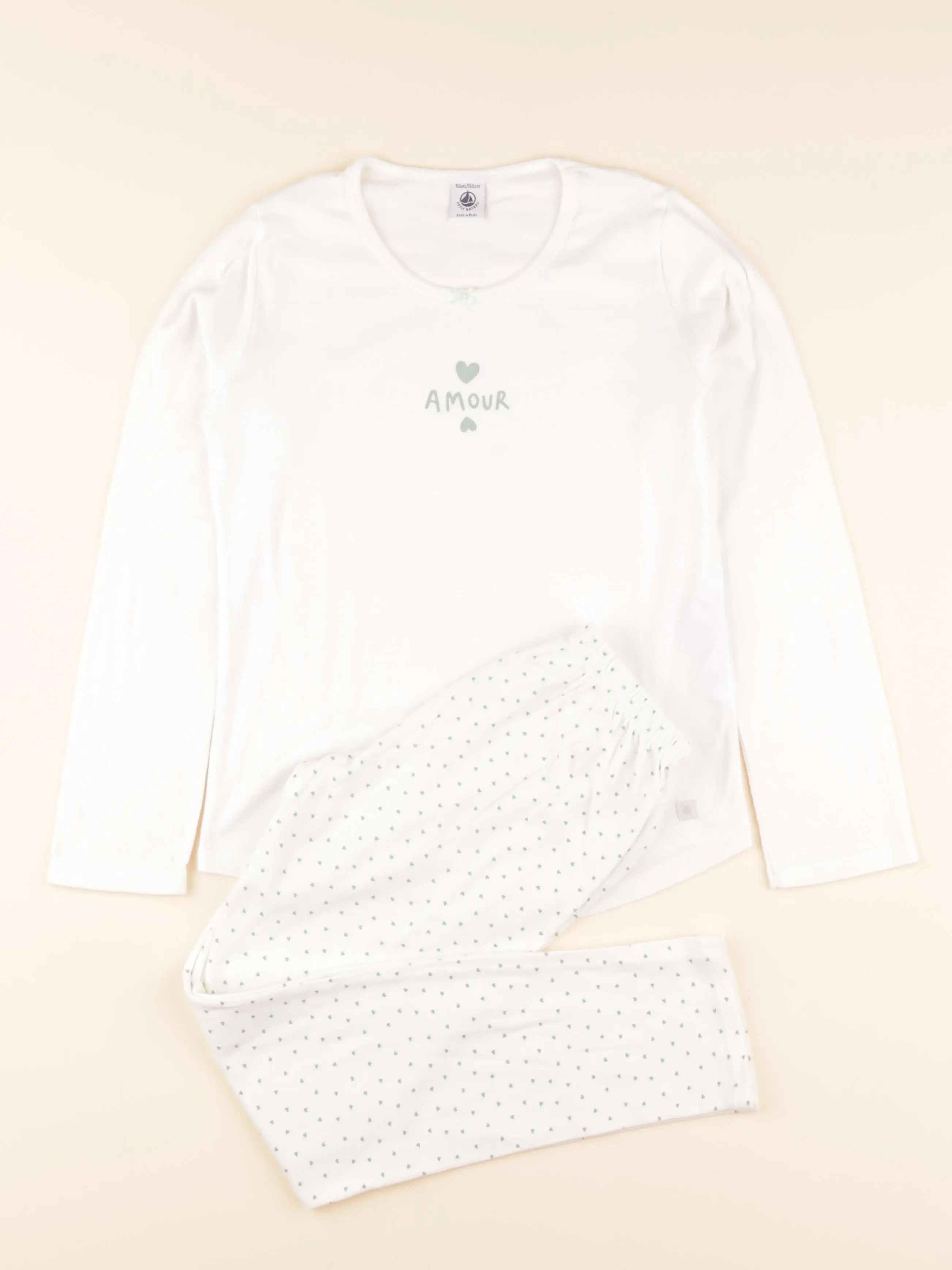 Pyjama coton blanc
