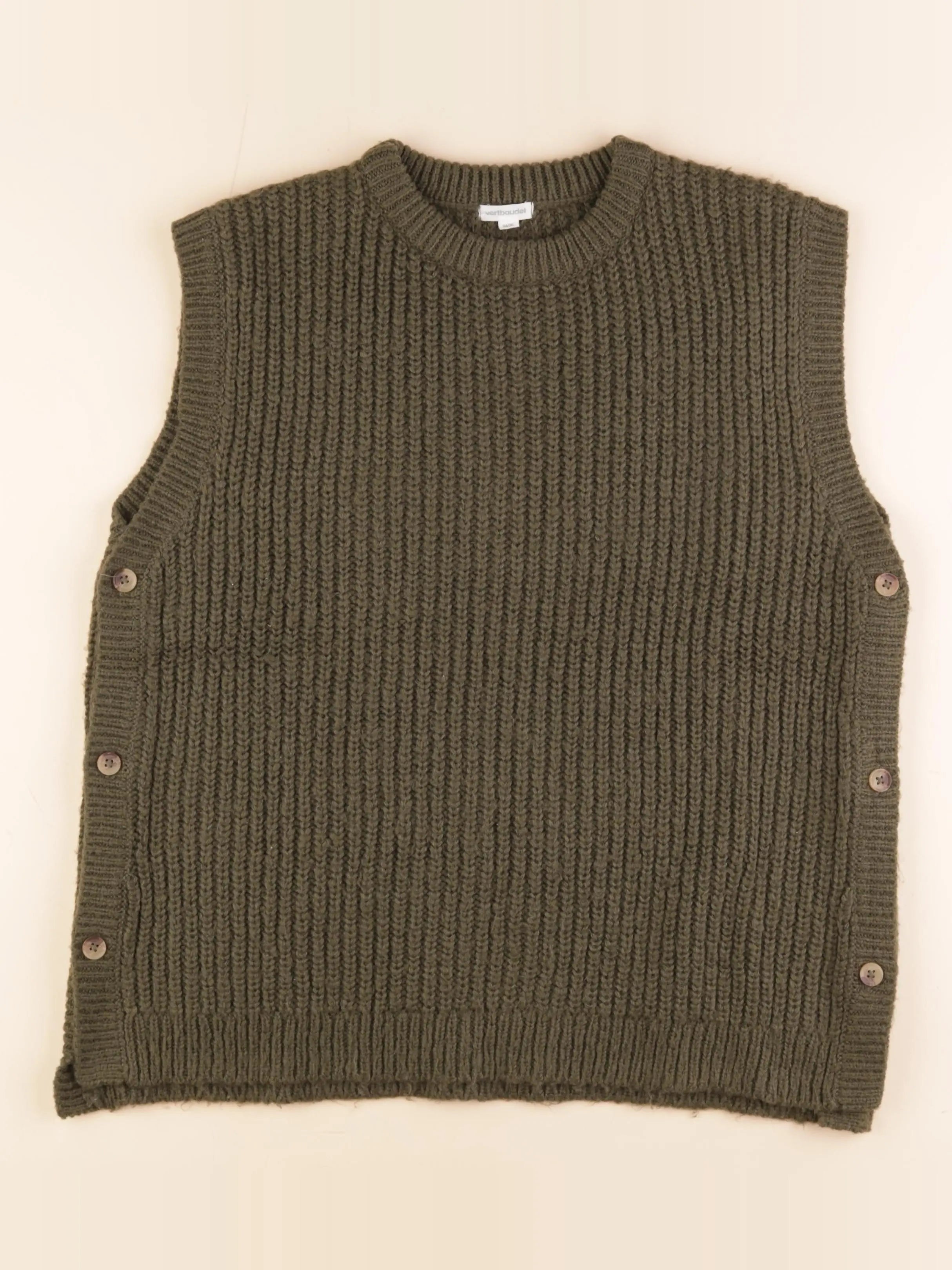 Vertbaudet - pull grossesse vert - 34 à 36