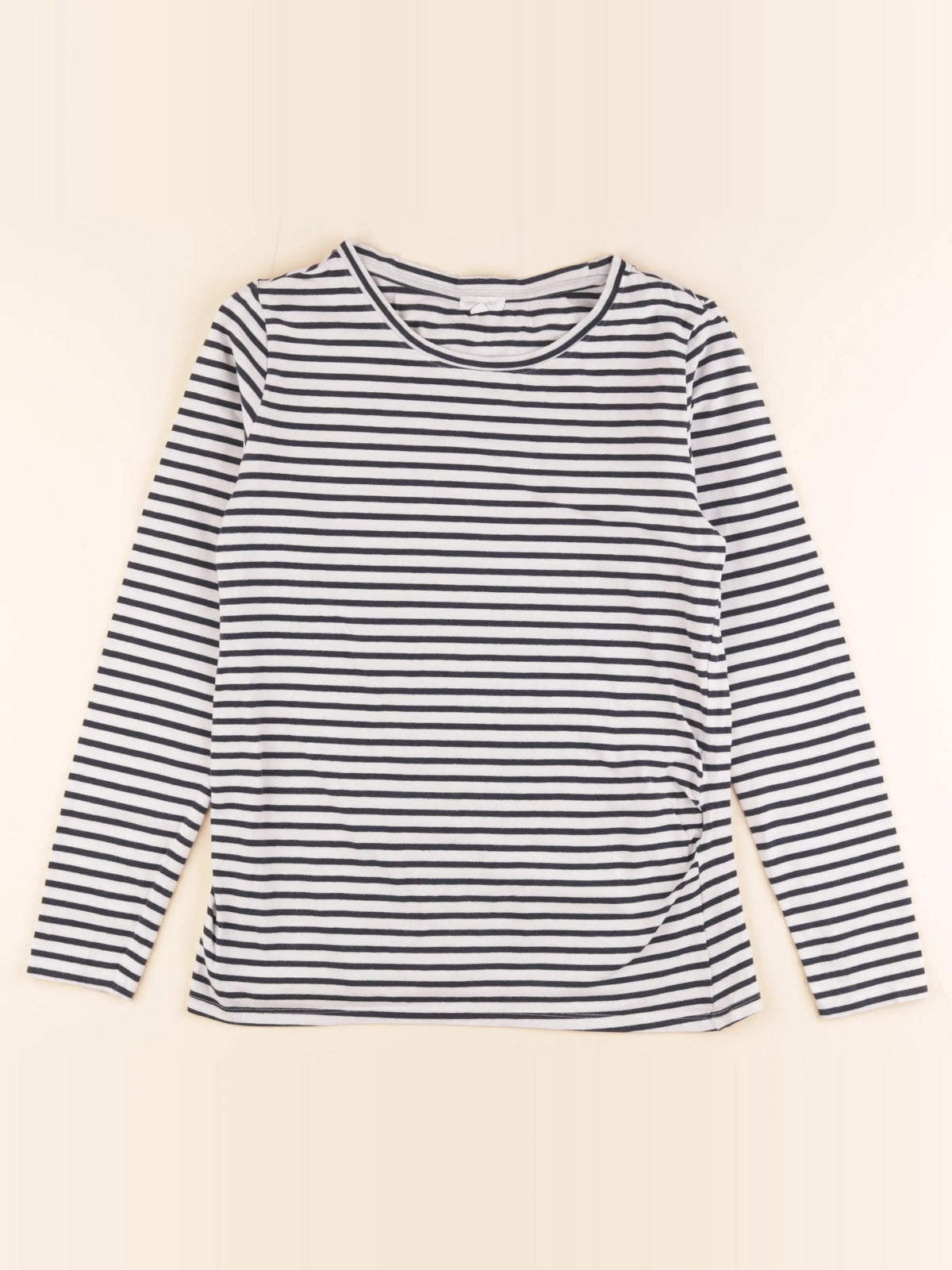 Vertbaudet - tee-shirt grossesse blanc, bleu - 38 à 40