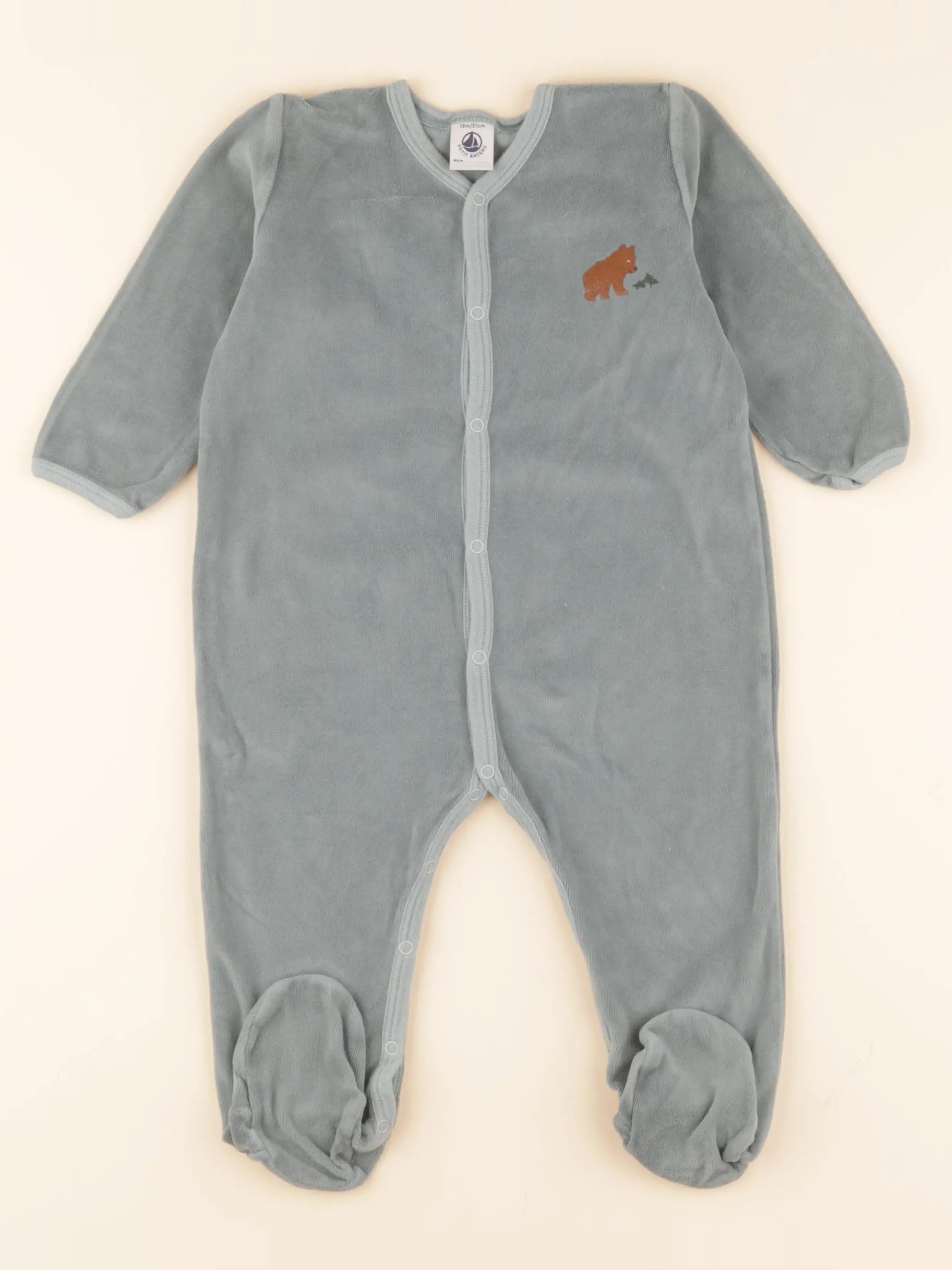 Pyjama velours vert