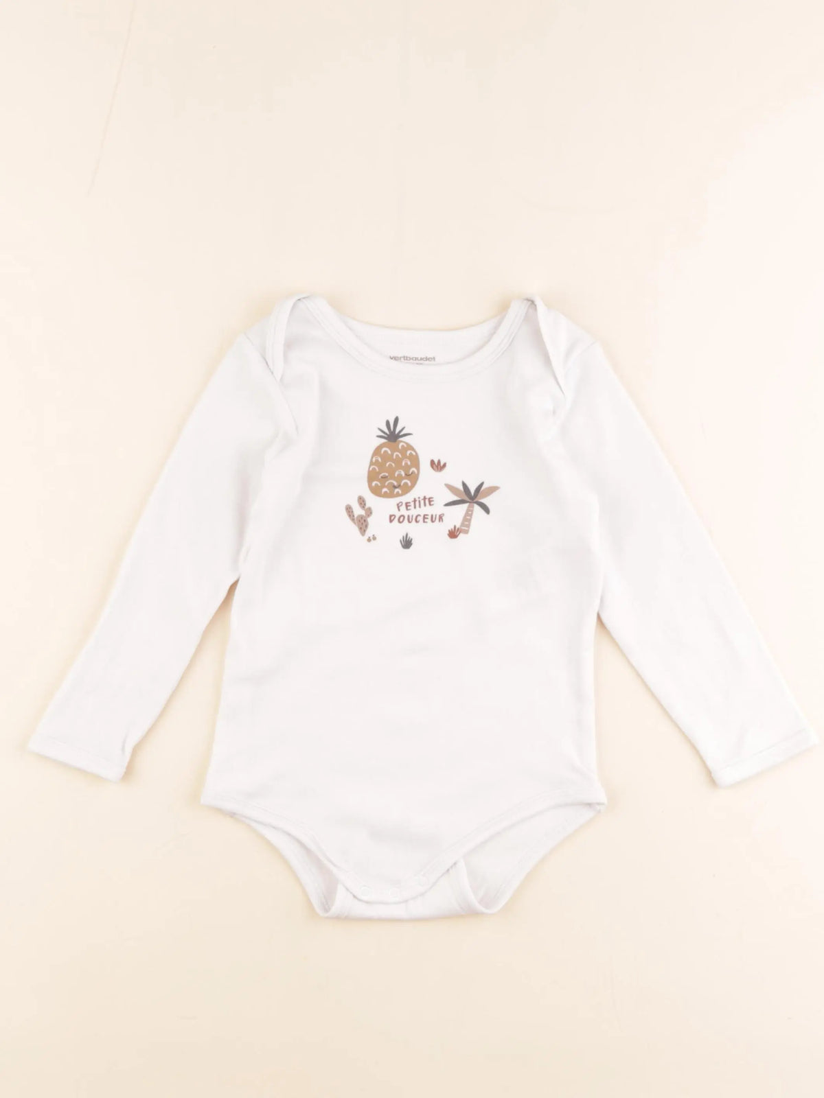 Vertbaudet - body blanc - 3 ans