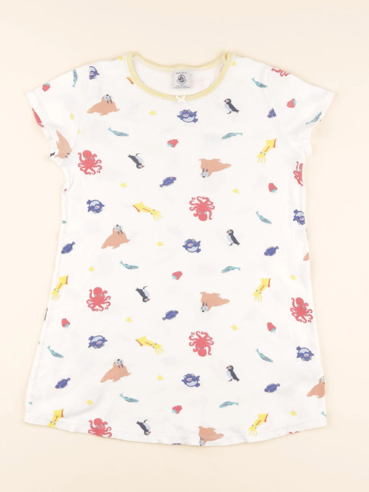 Chemise de nuit coton multicolore
