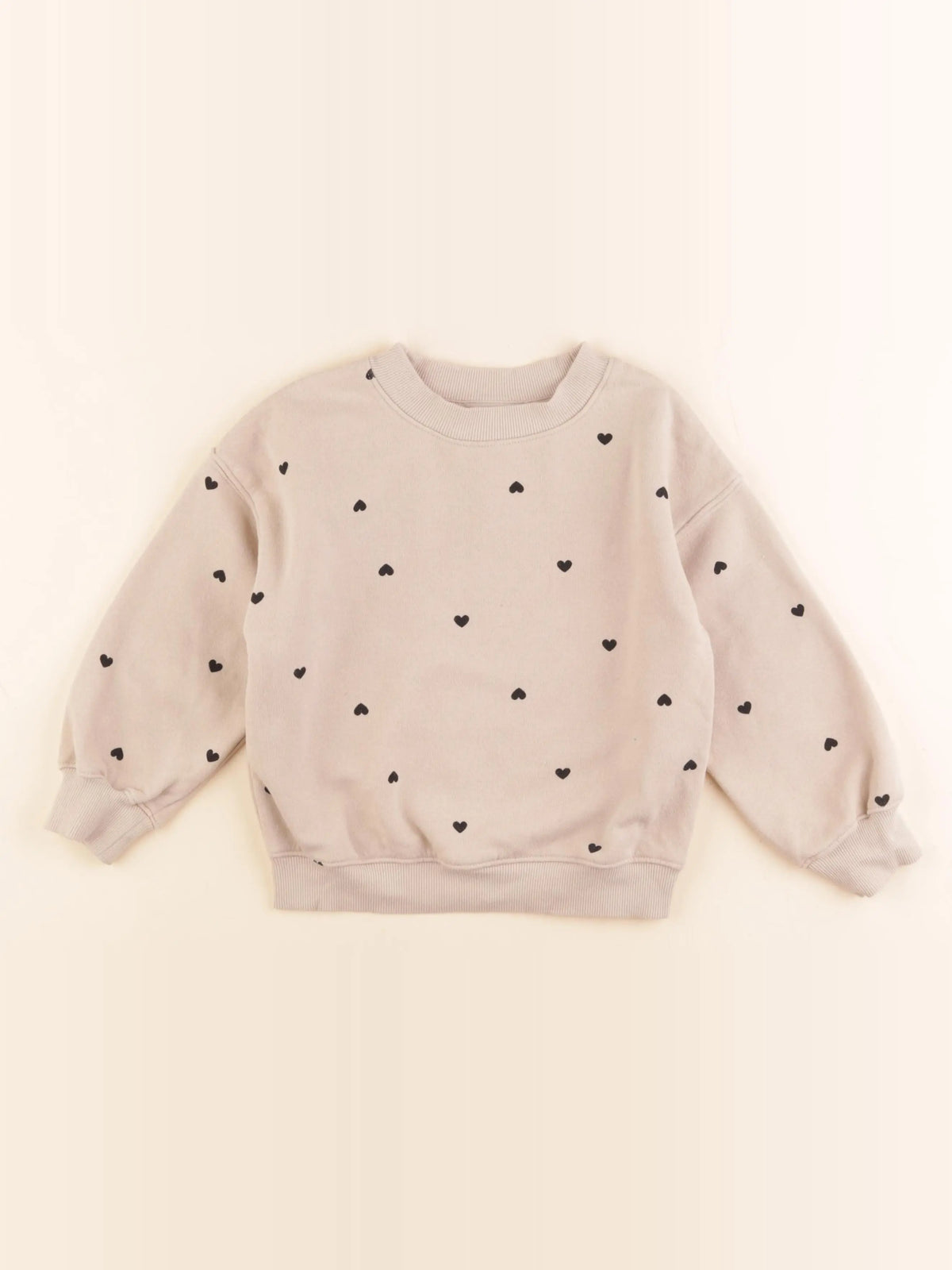 H&M - sweat beige - 2/4 ans