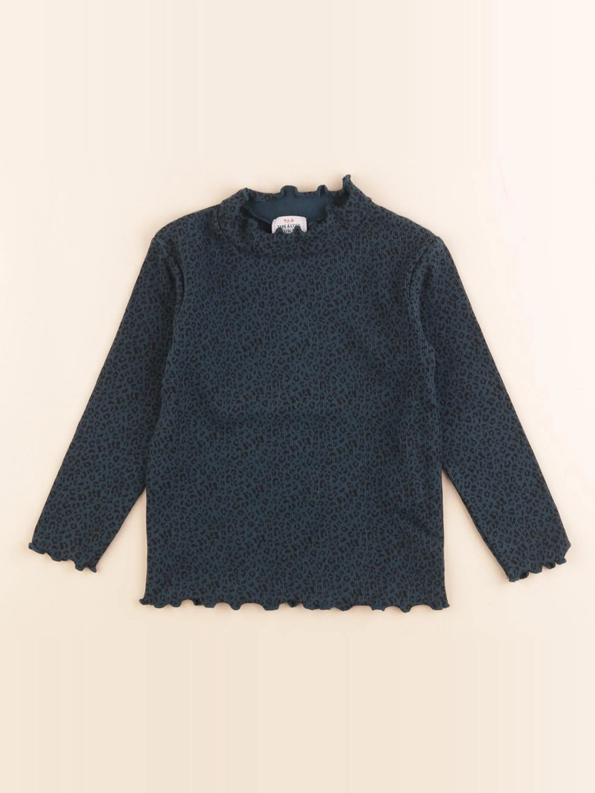 Tape à l'oeil - sous-pull bleu, noir - 2/3 ans