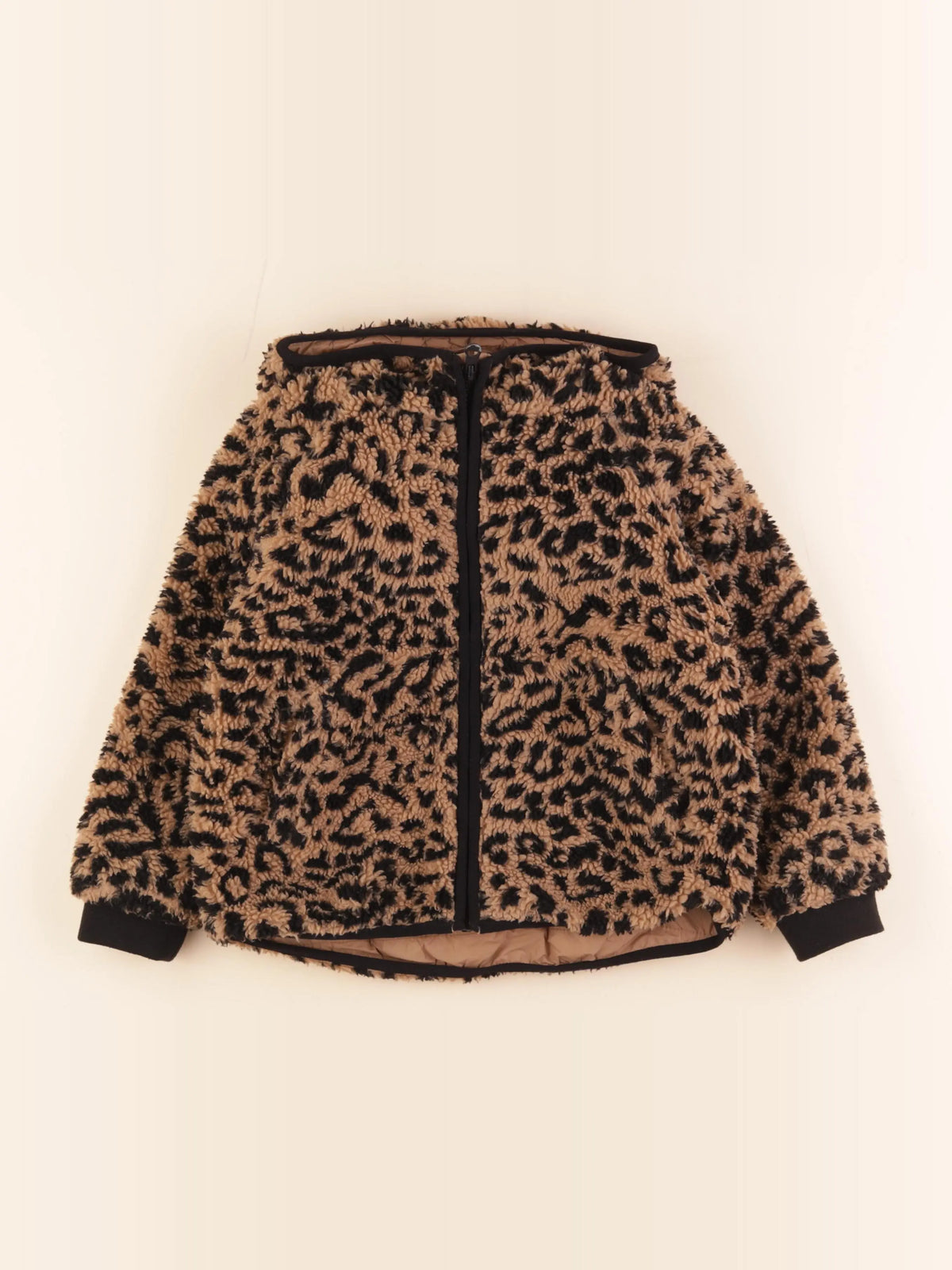 Zara - veste doublé marron - 5/6 ans