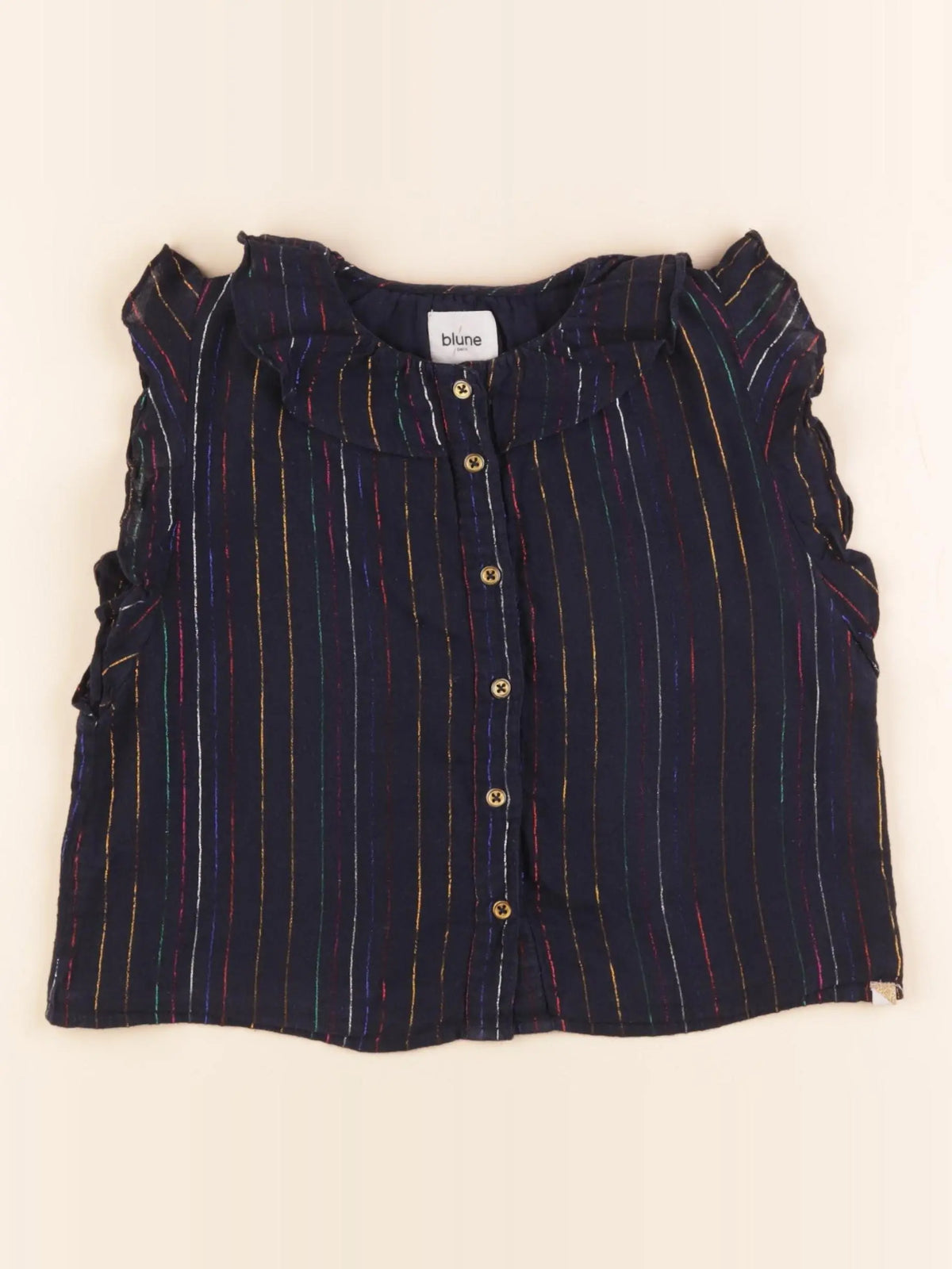 Blune - blouse bleu - 6 ans
