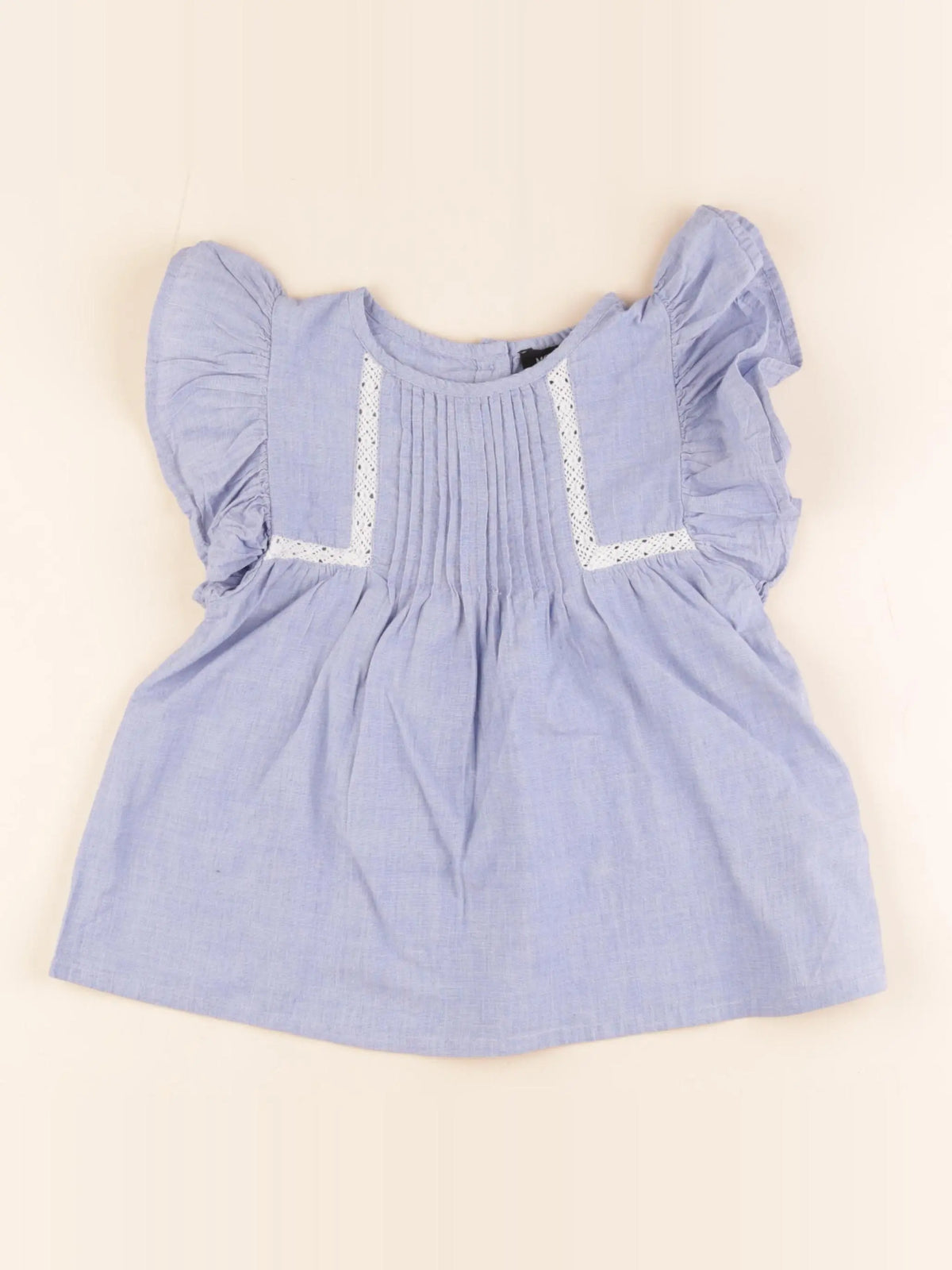 Monoprix - blouse bleu - 6 ans
