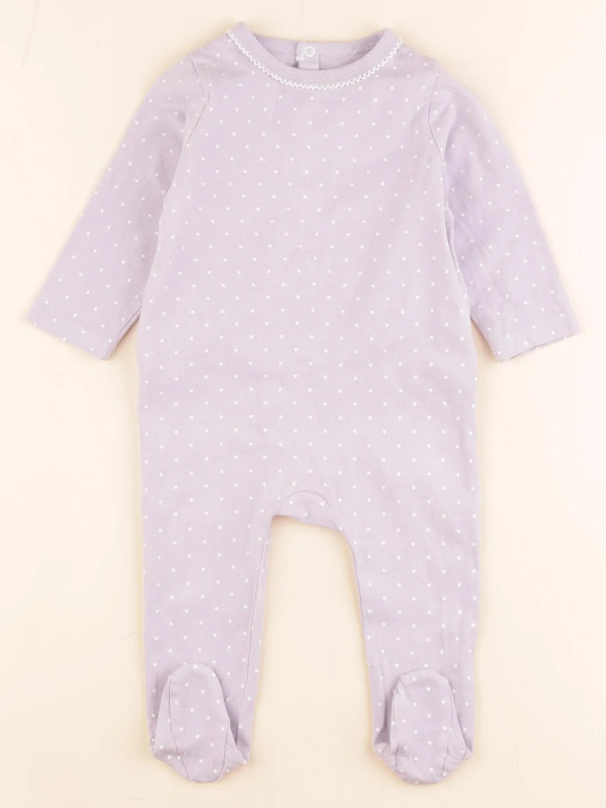 Boutchou - pyjama coton violet - 6 mois