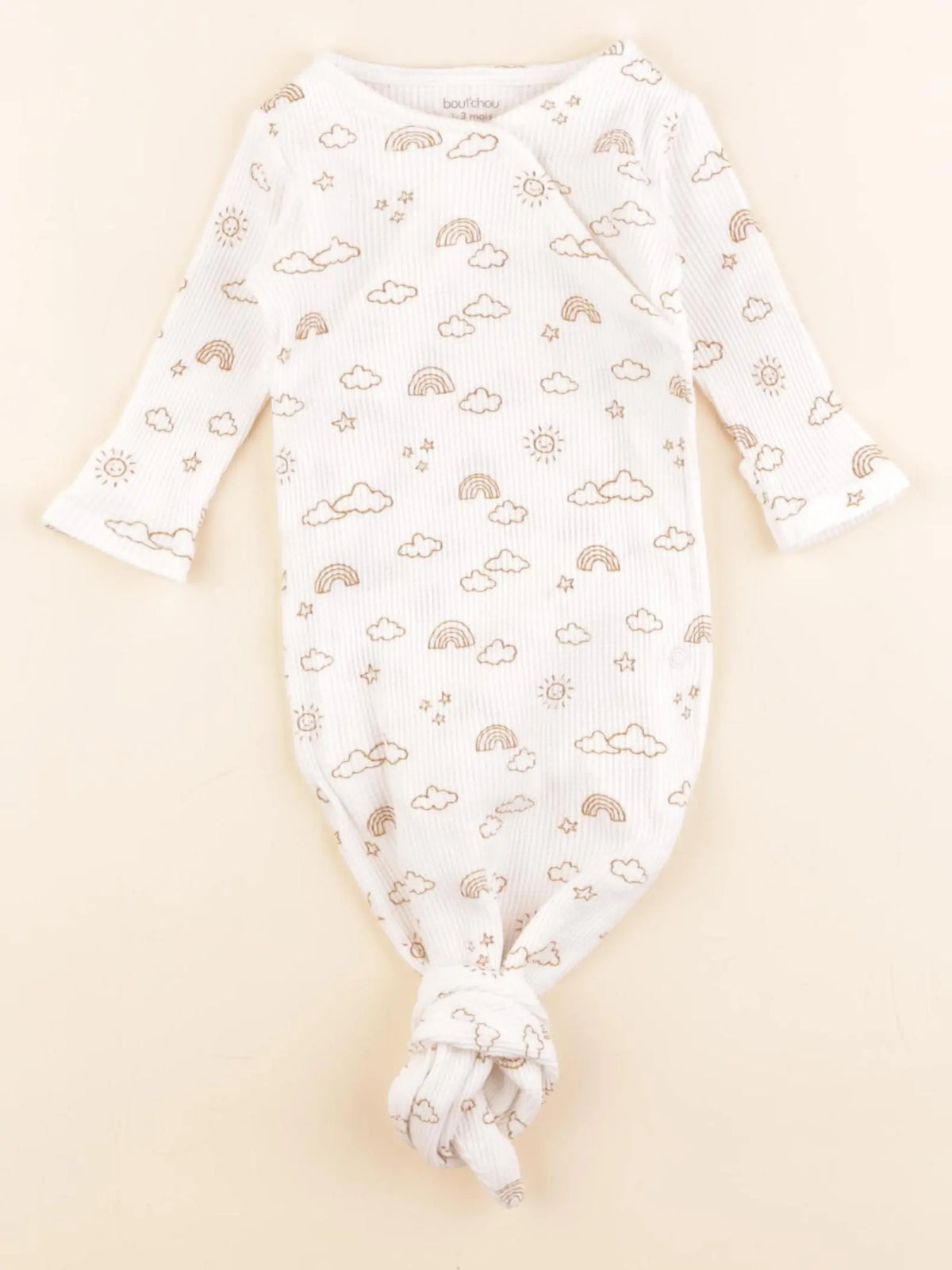 Boutchou - body emmaillotage beige - 1/3 mois