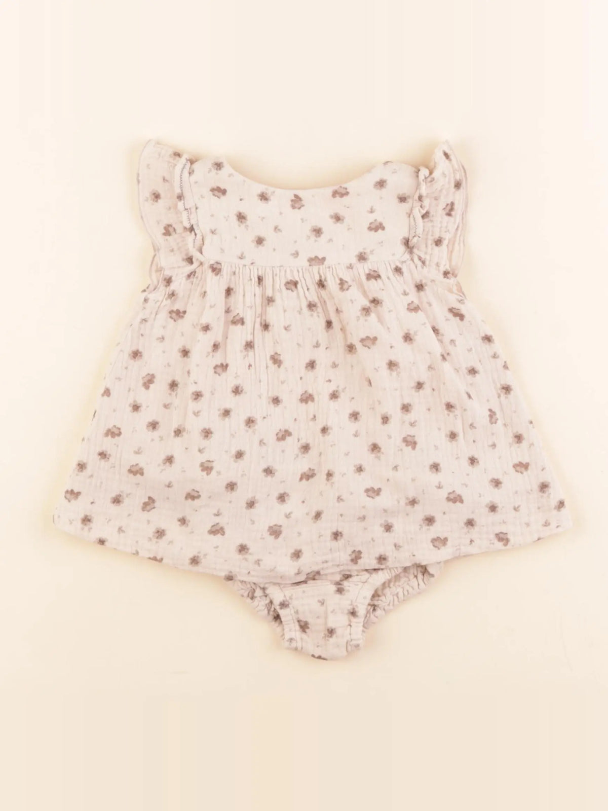 Zara - robe beige - 3/6 mois